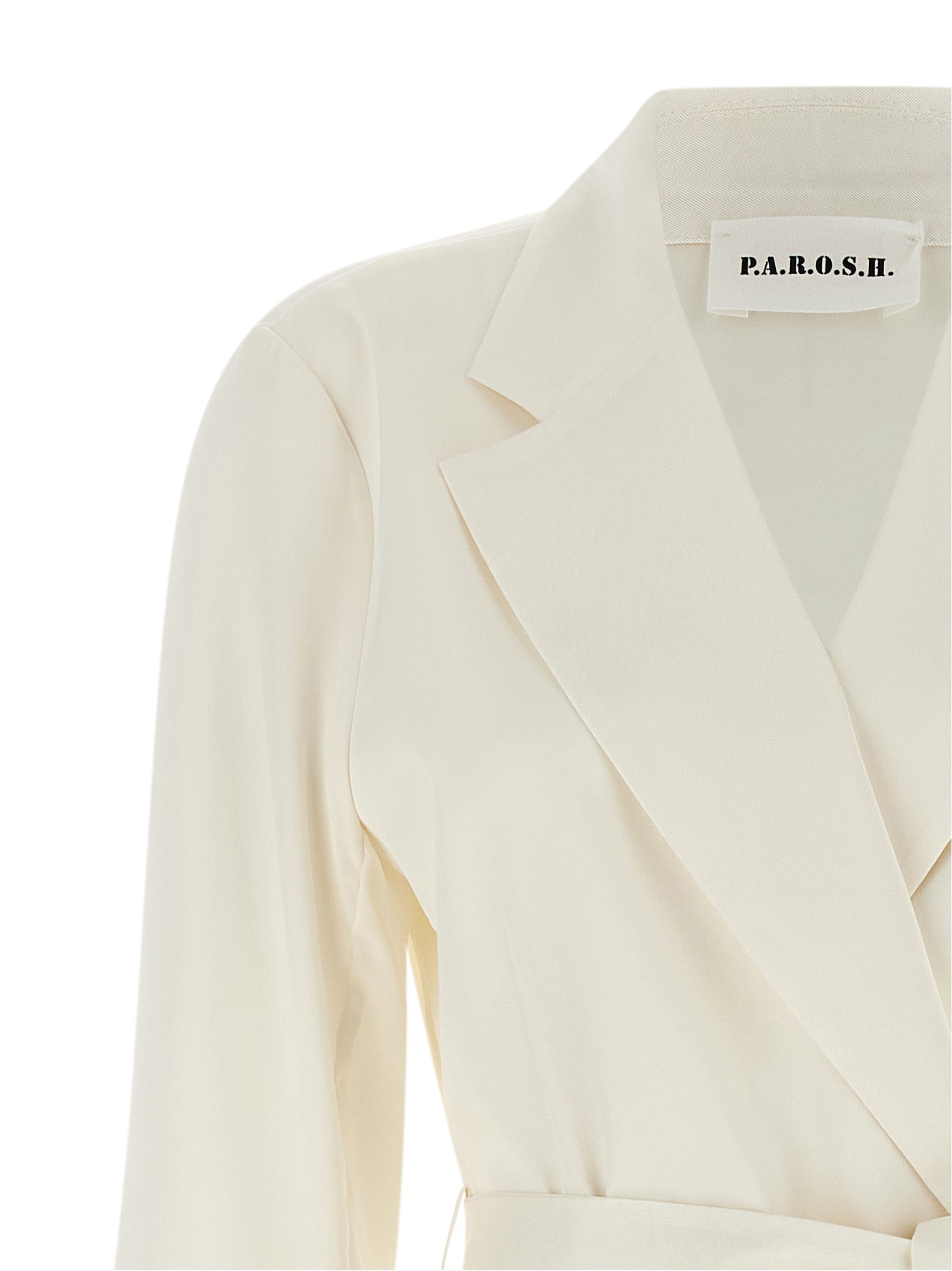 P.A.R.O.S.H. Weißer Blazer aus Polyester