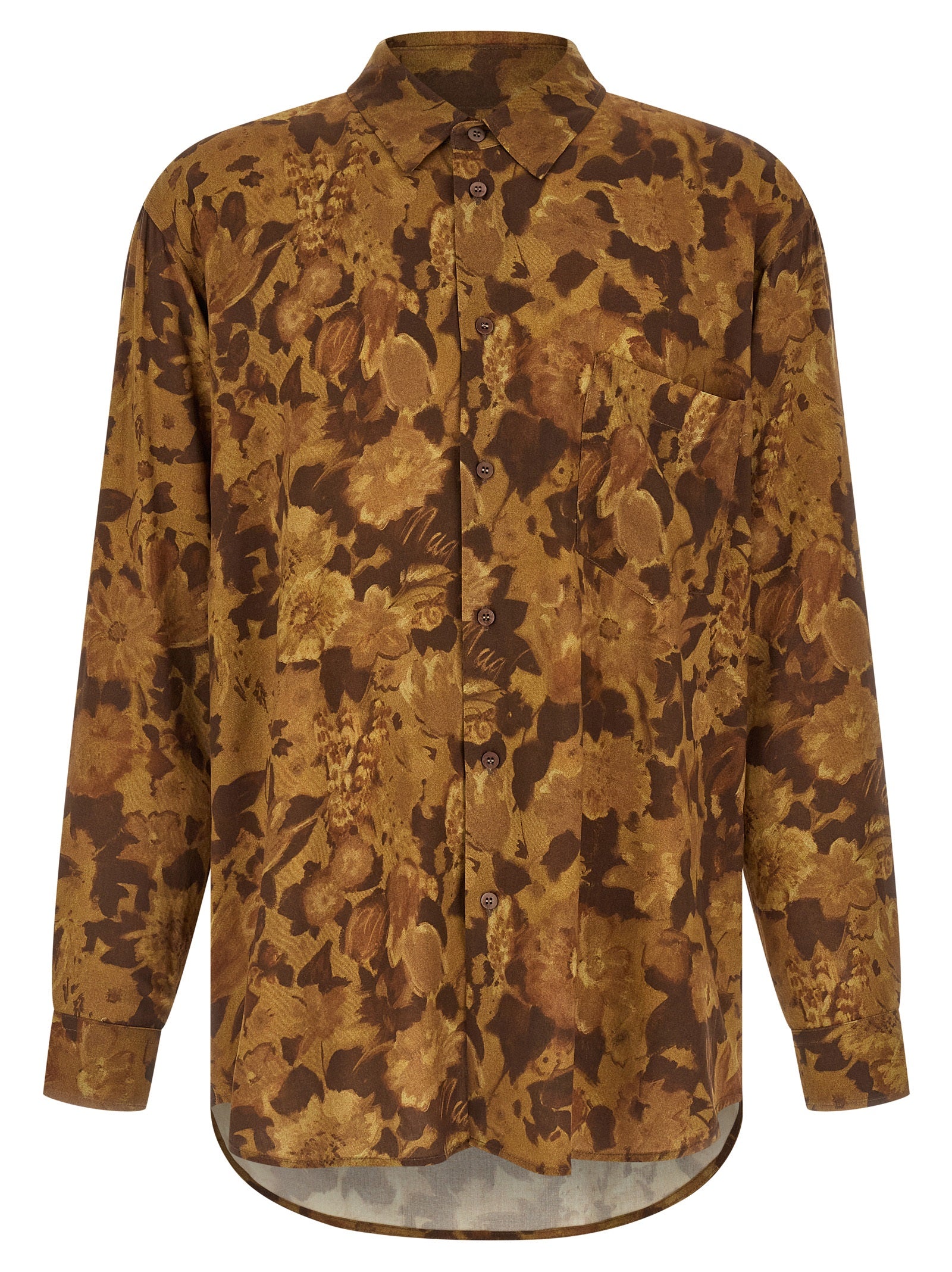 Magliano Braune Viskose-Bluse