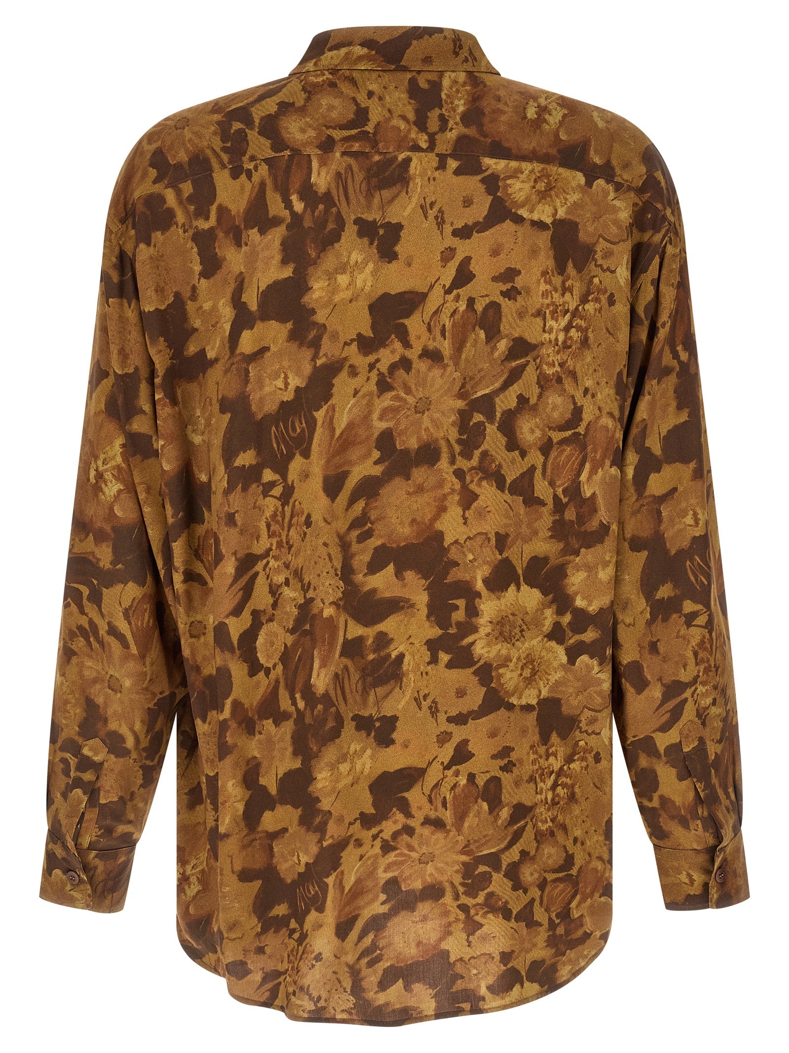 Magliano Braune Viskose-Bluse