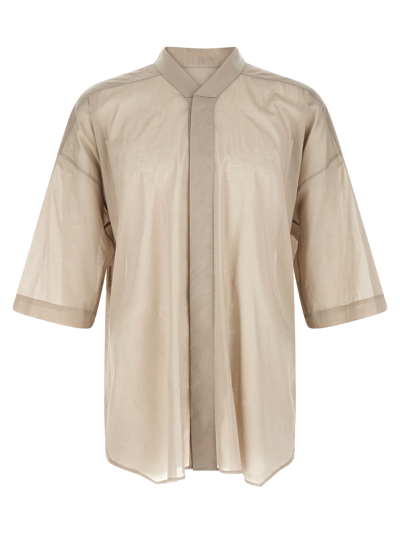 Rick Owens Graue Baumwollbluse