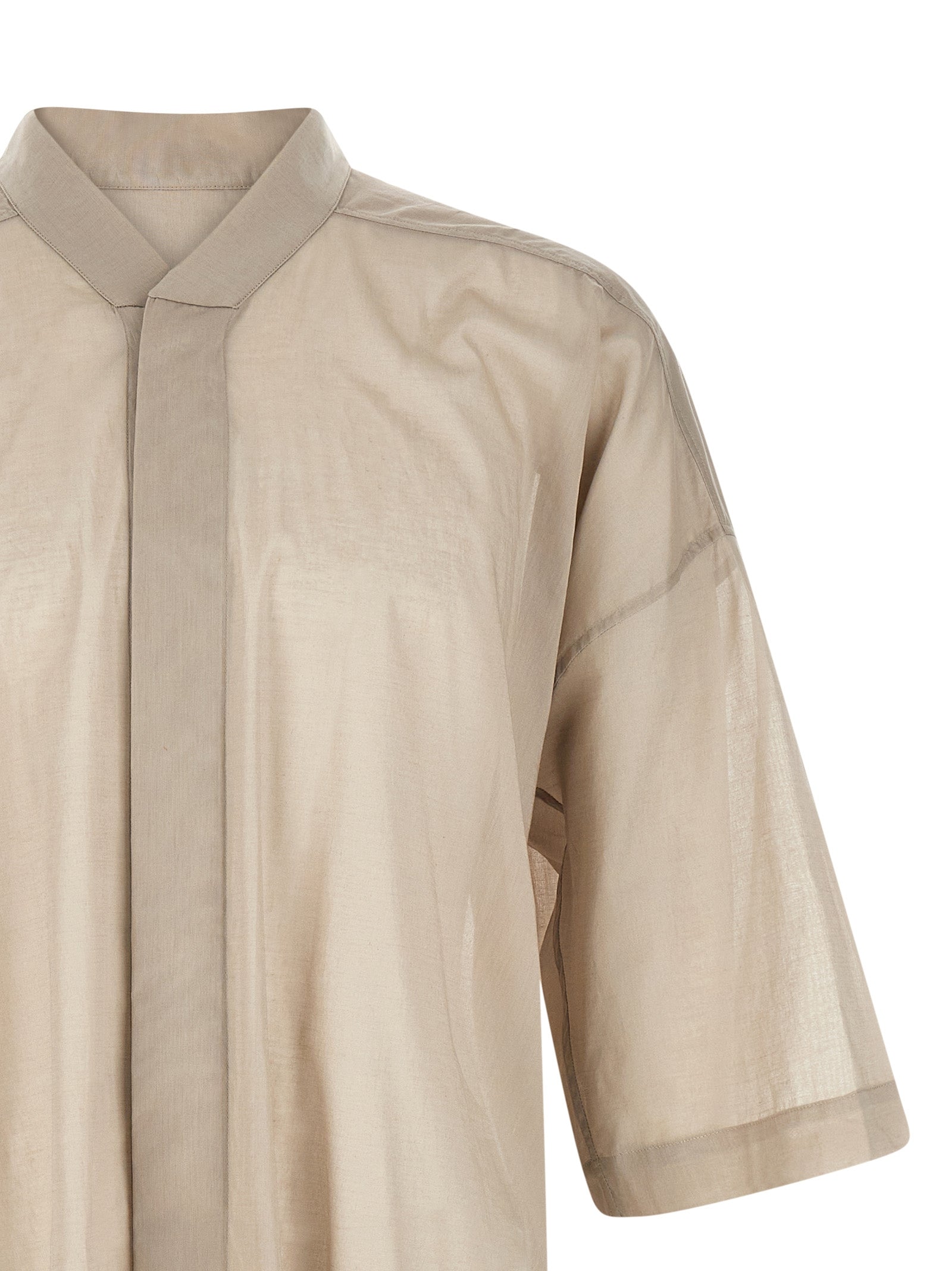 Rick Owens Graue Baumwollbluse