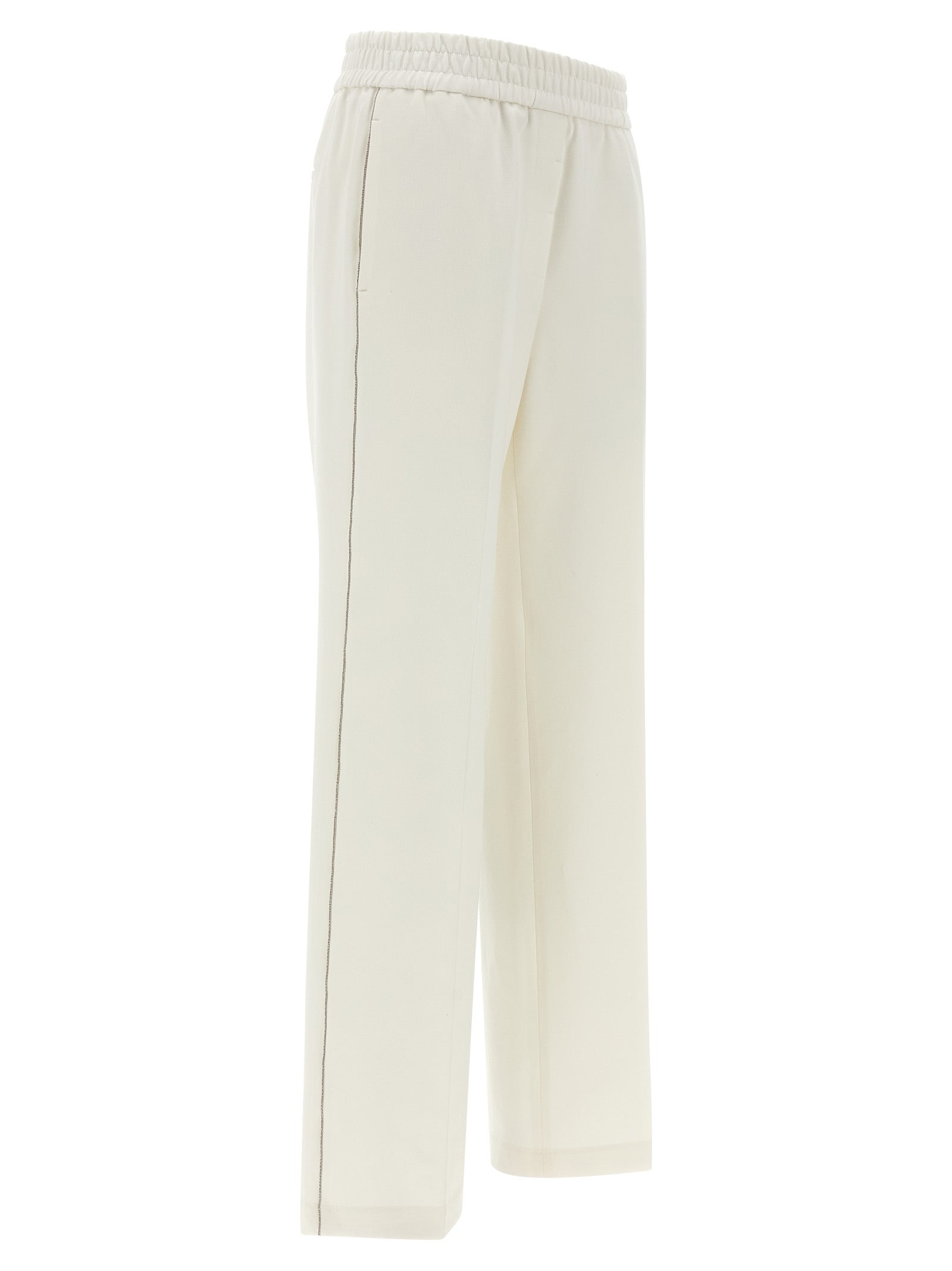 Peserico Weiße Baumwollhose im Casual-Look