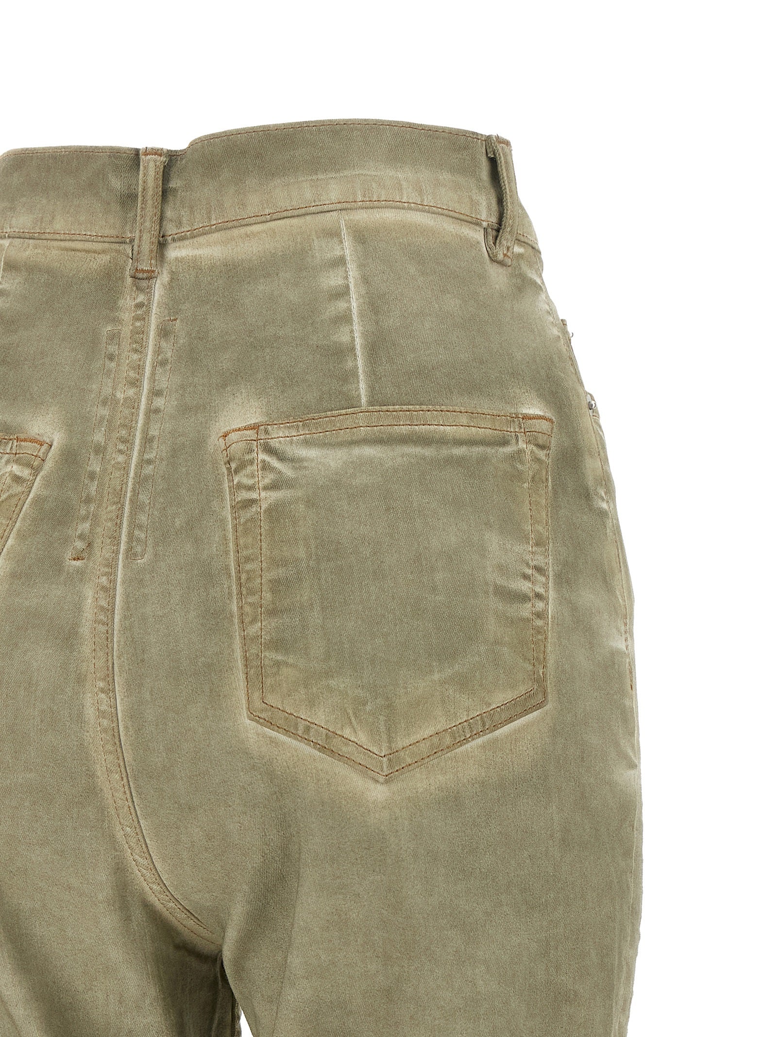 DRKSHDW Beige Baumwoll-Bootcut-Jeans