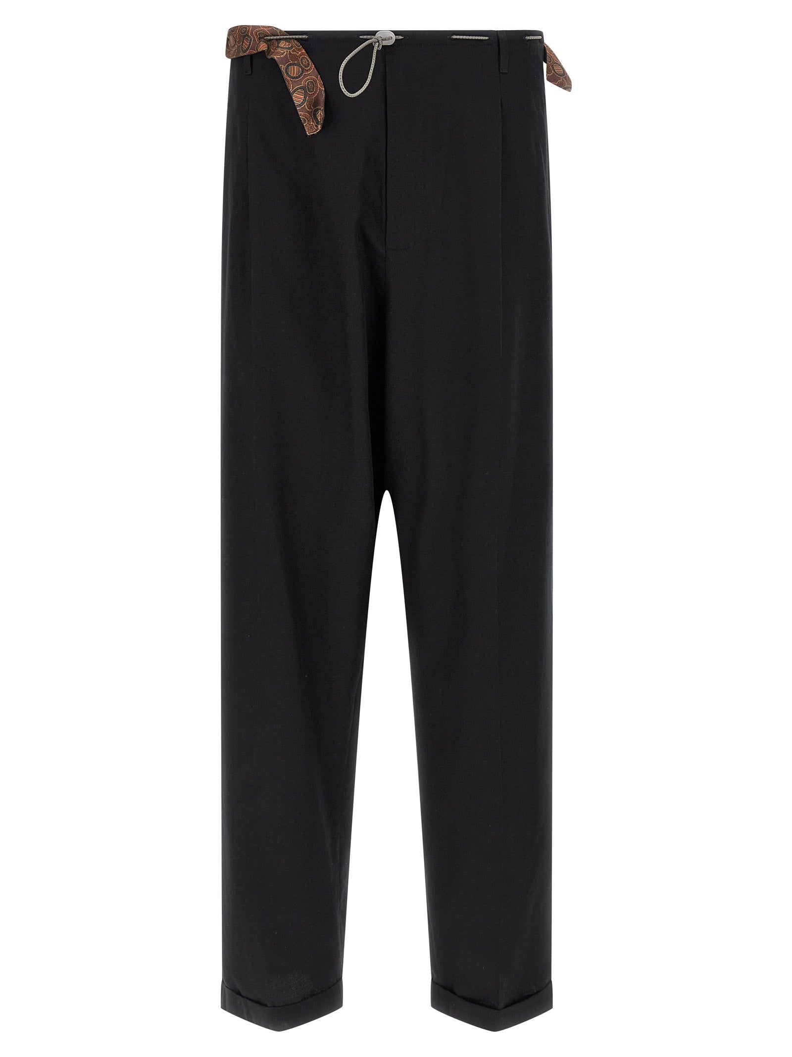 Magliano Schwarze Baumwoll-Freizeithose