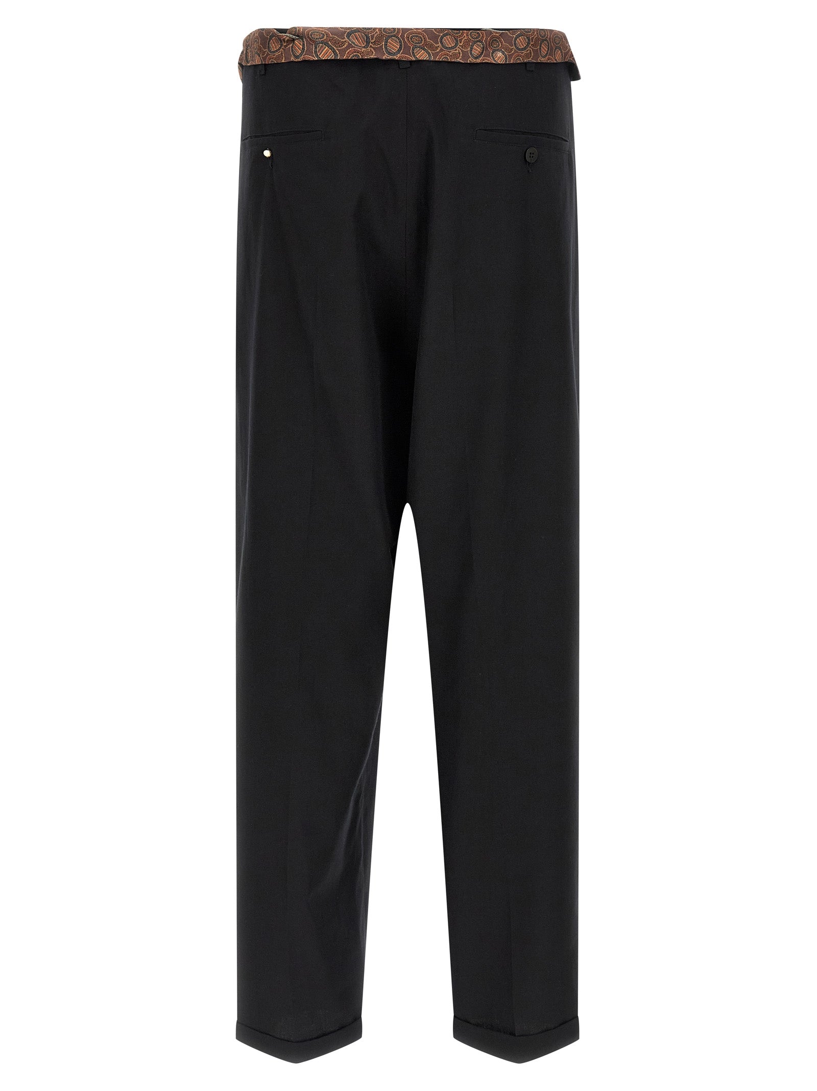 Magliano Schwarze Baumwoll-Freizeithose