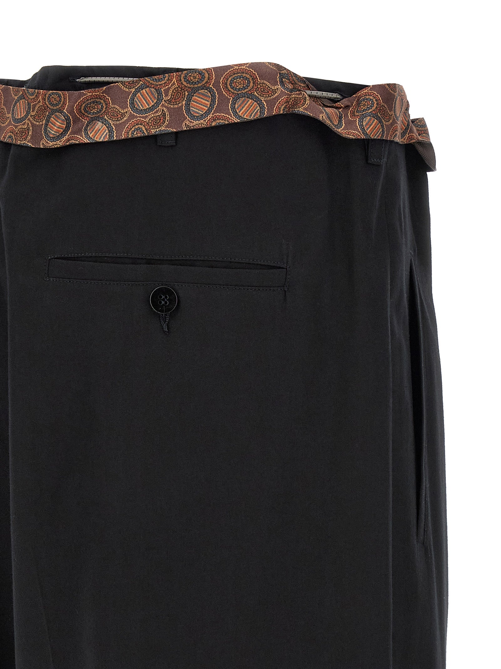 Magliano Schwarze Baumwoll-Freizeithose