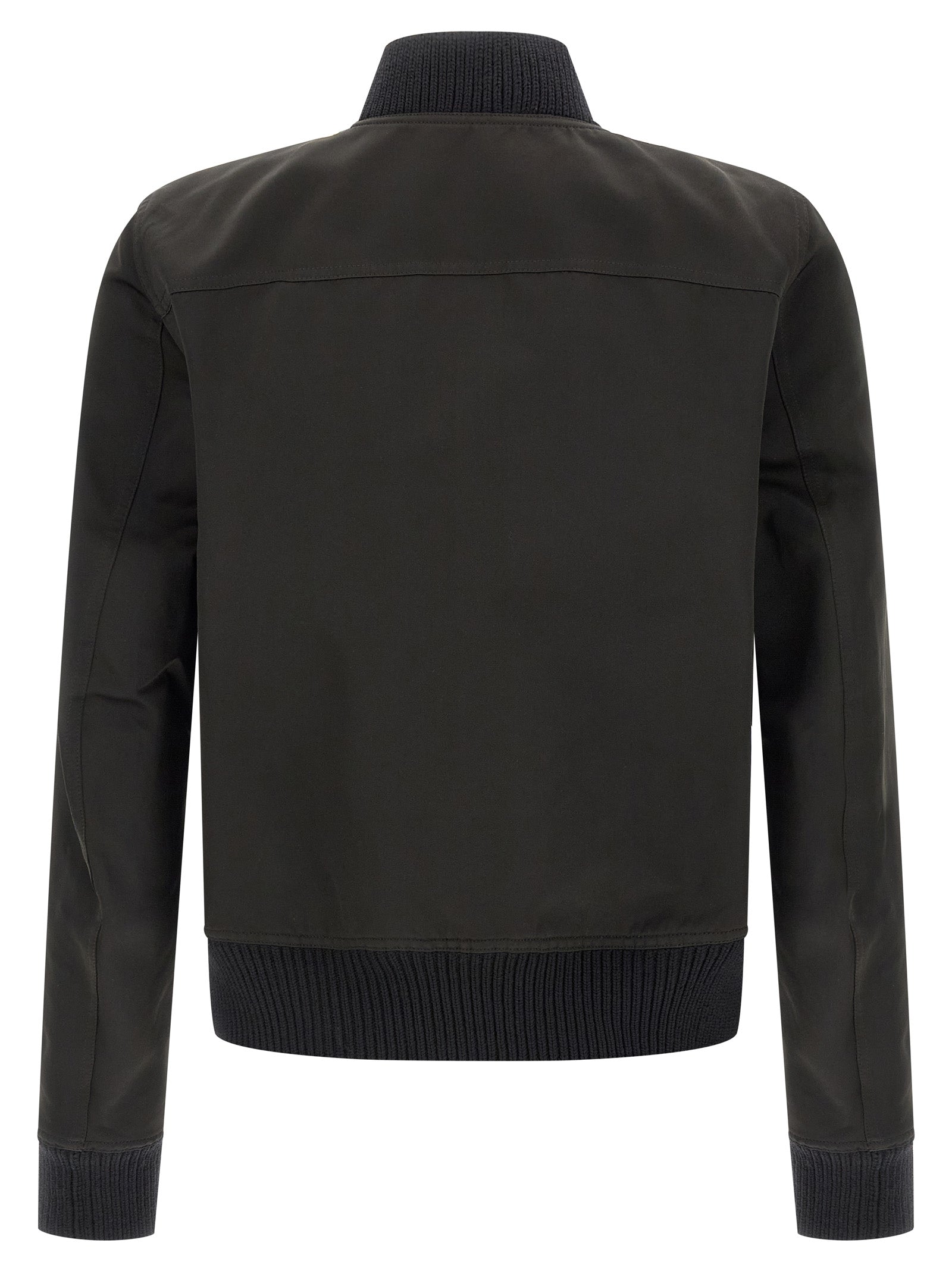 Rick Owens Schwarzer Bomber aus Polyester