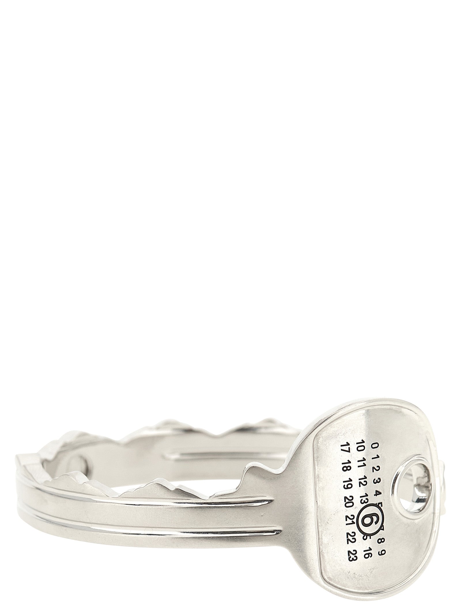MM6 Maison Margiela Armband aus Messing mit Silber-Finish