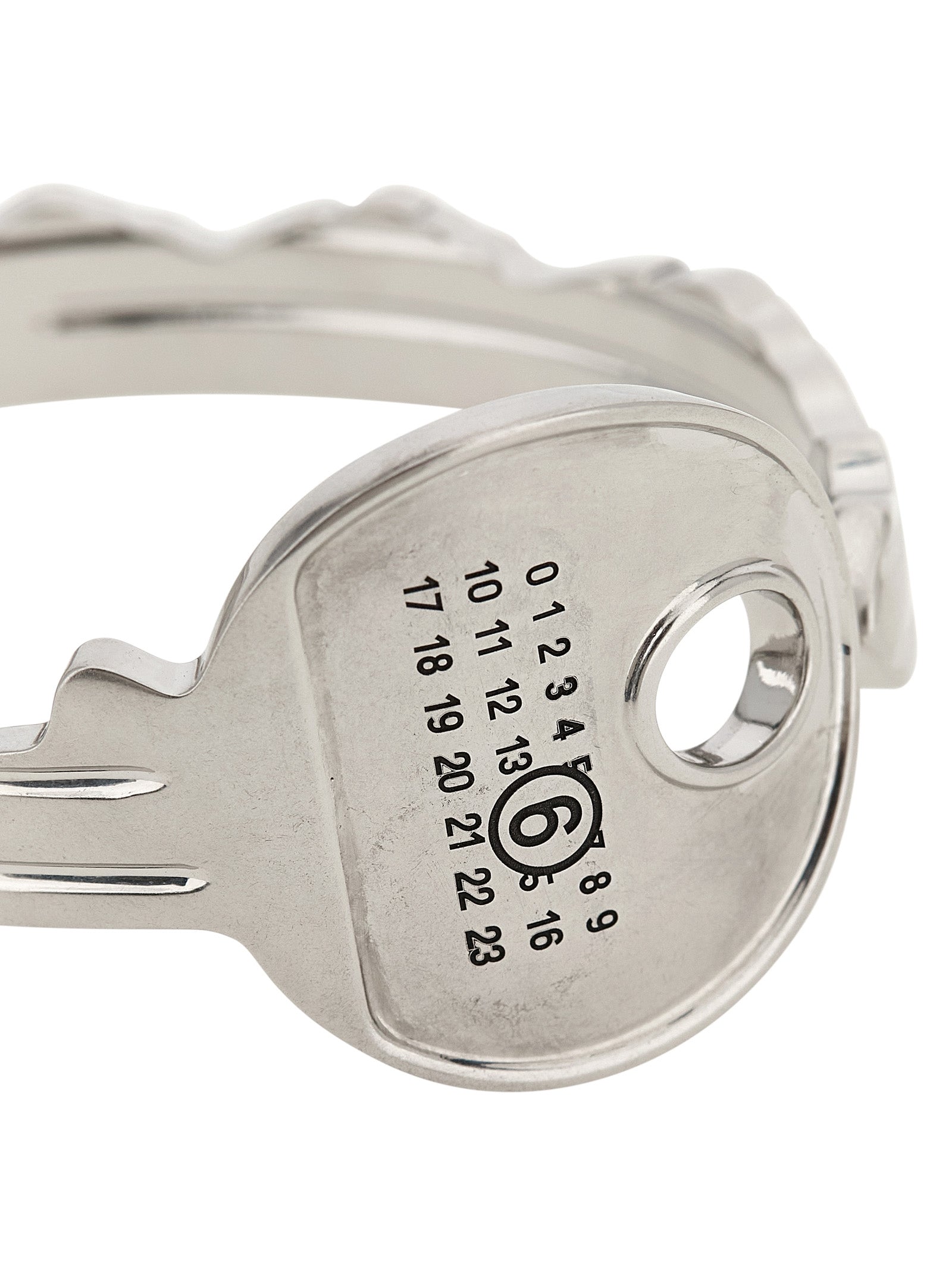 MM6 Maison Margiela Armband aus Messing mit Silber-Finish