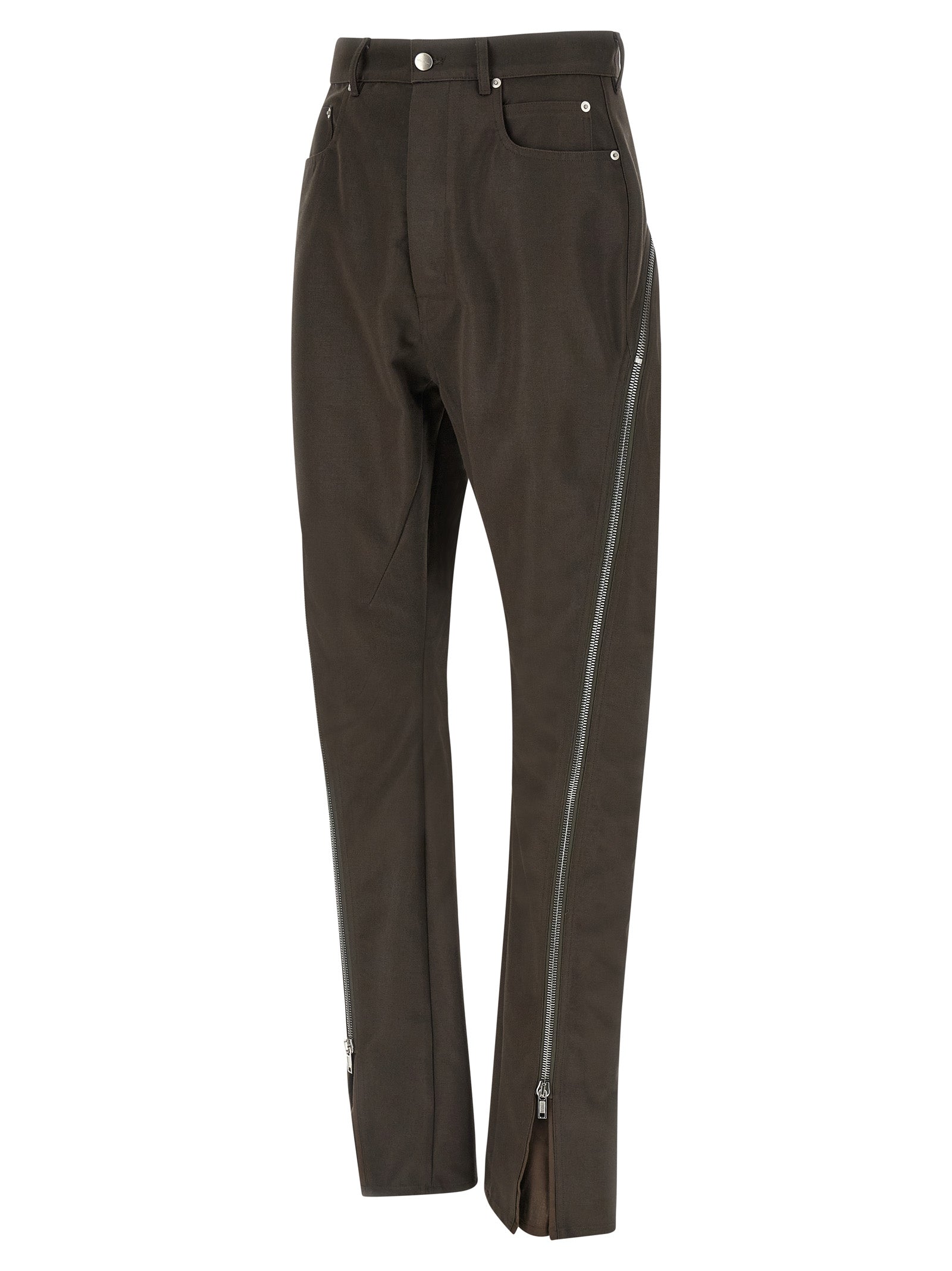 Rick Owens Braune Baumwollhose für die Freizeit