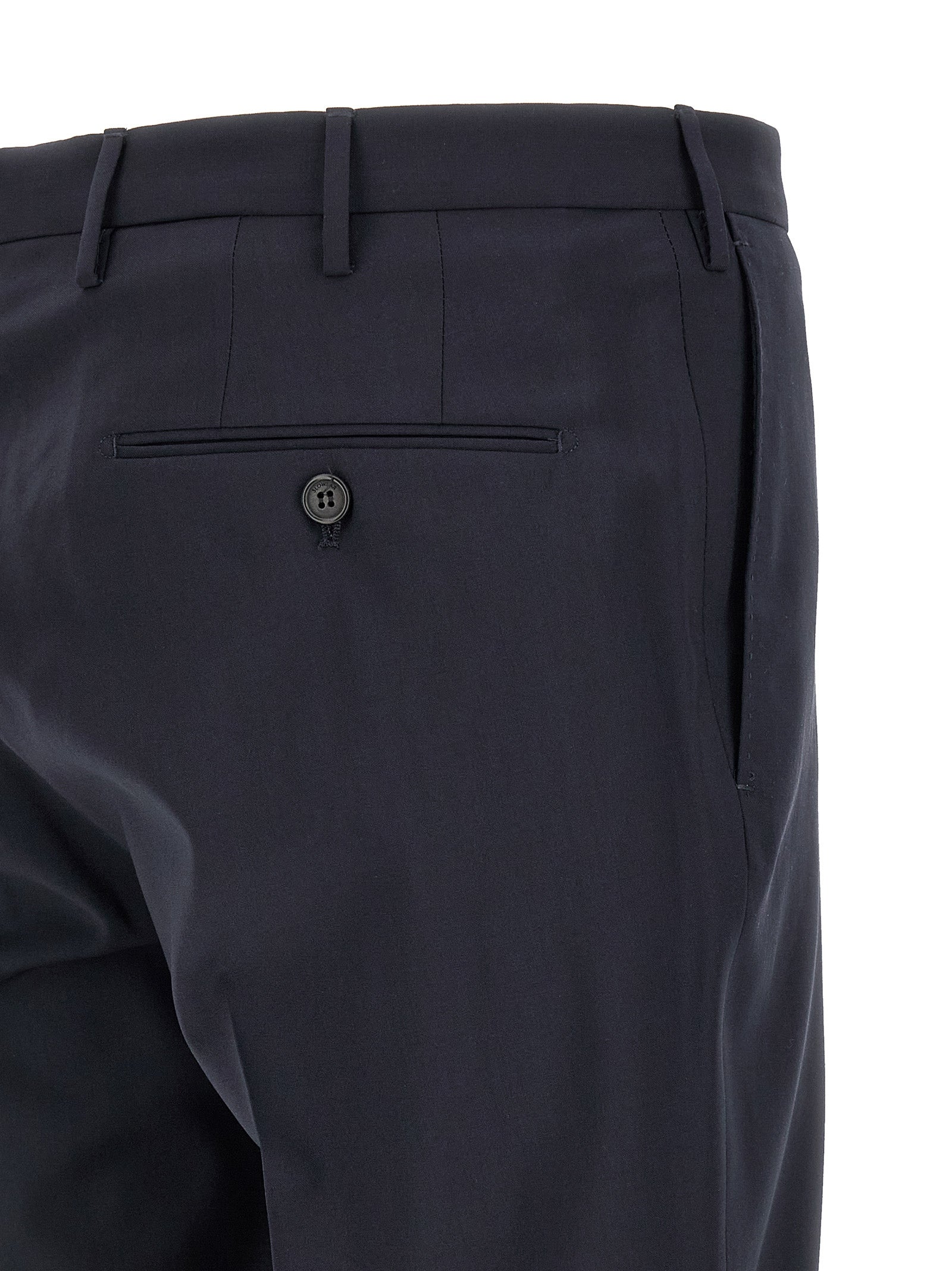 Incotex Blaue Hose aus reiner Schurwolle