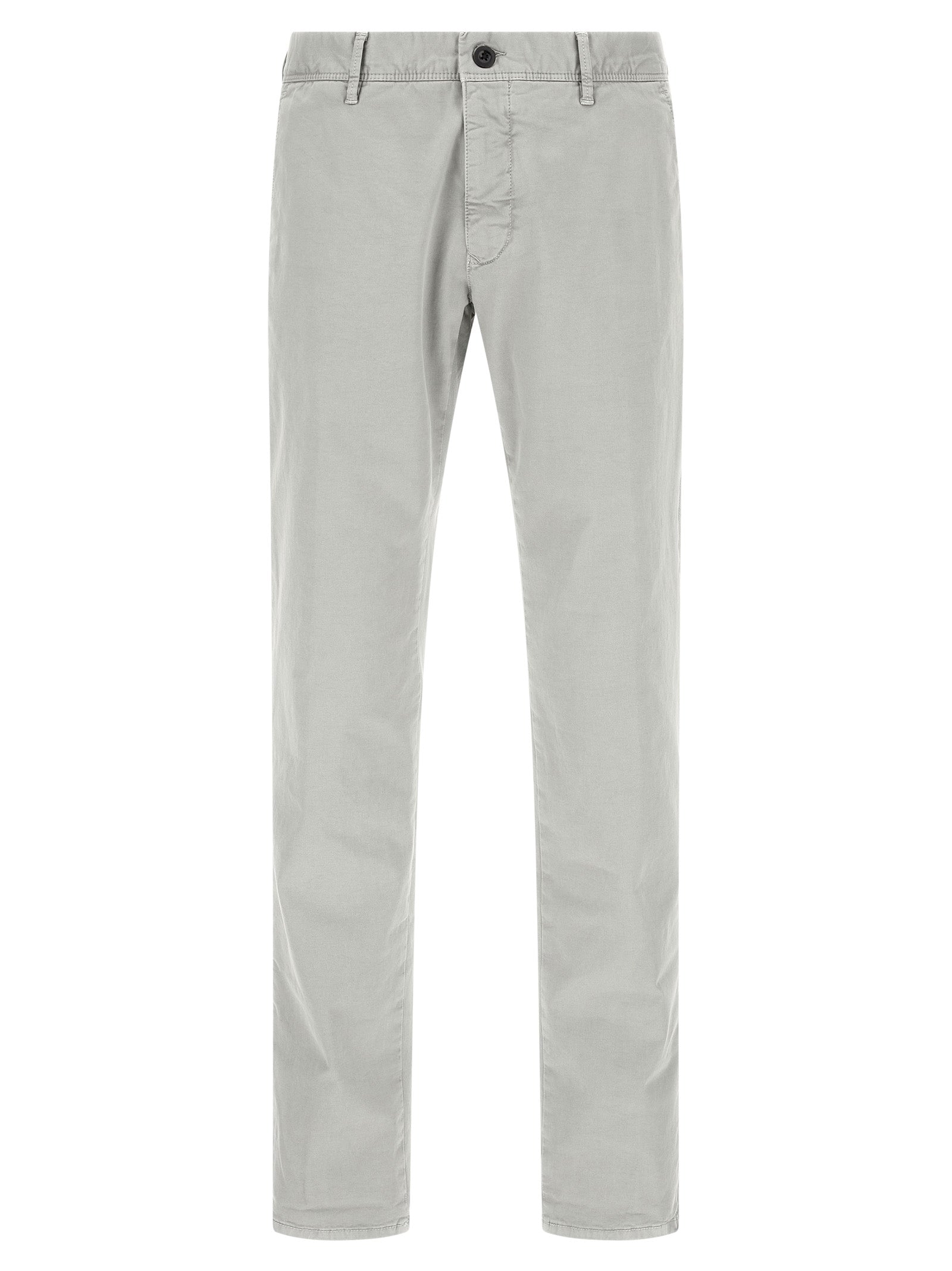 Incotex Graue Baumwoll-Freizeithose