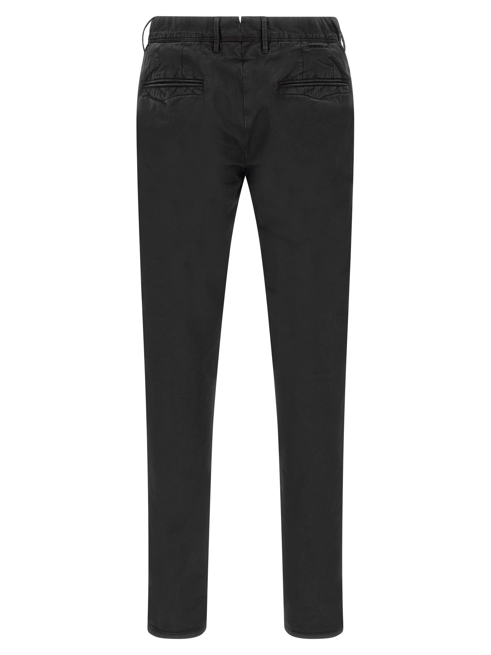 Incotex Schwarze Baumwoll-Freizeithose