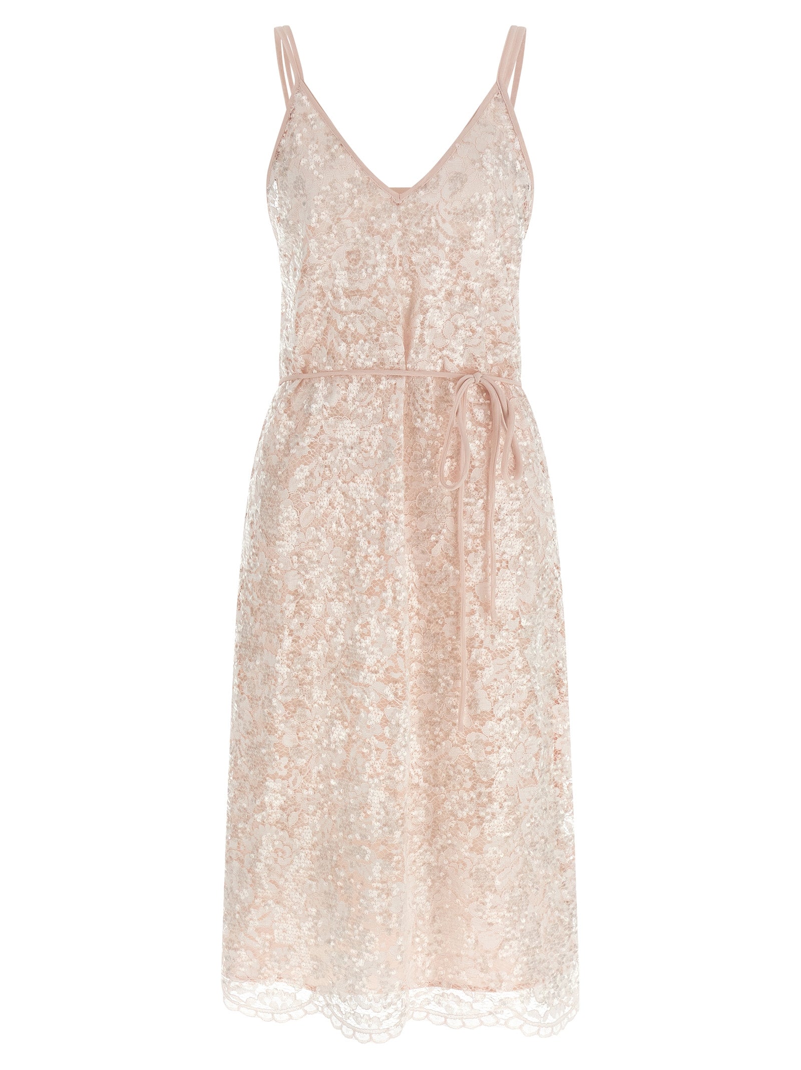 Twinset Mehrfarbiges Midikleid aus Polyester