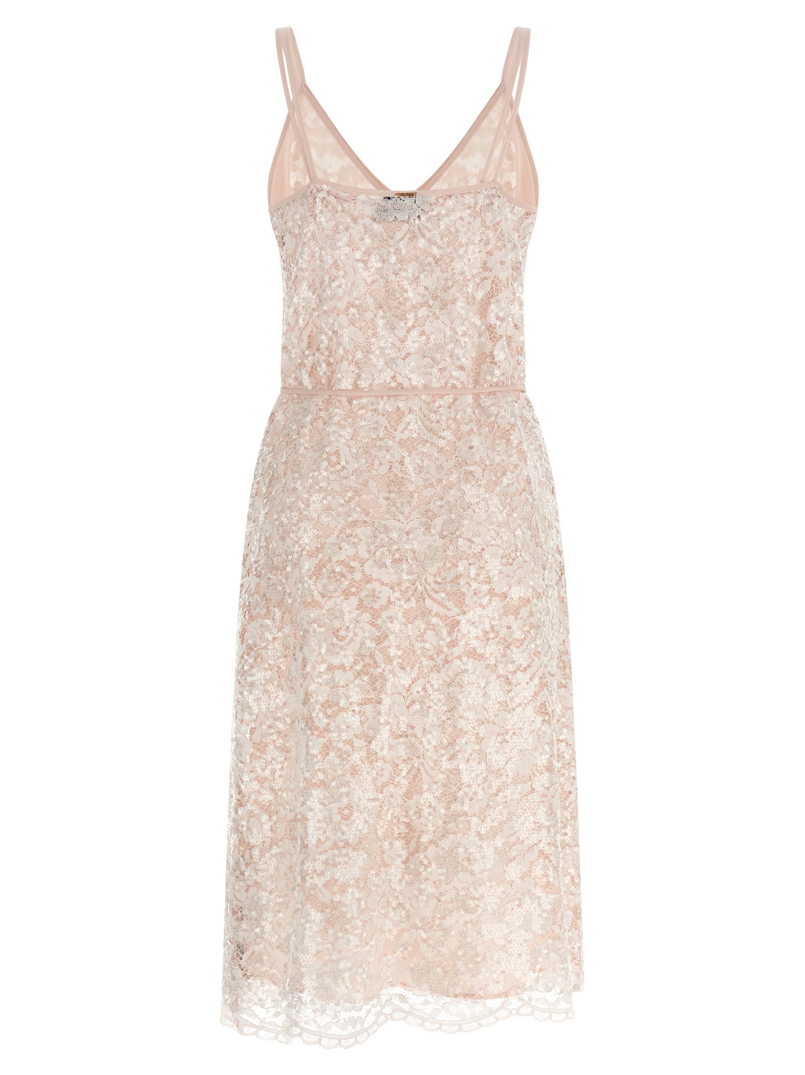 Twinset Mehrfarbiges Midikleid aus Polyester
