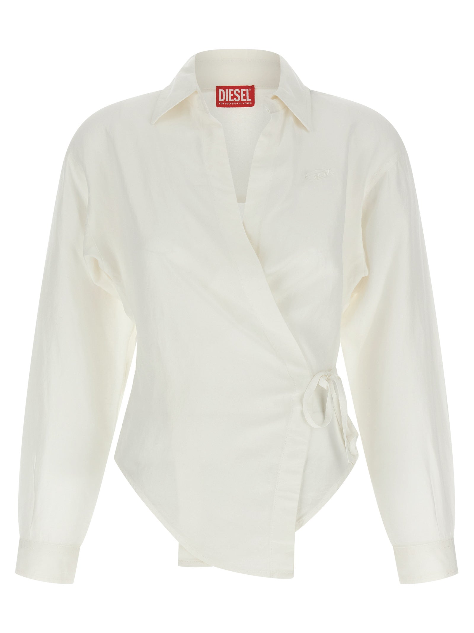 Diesel Weiße Modal-Bluse