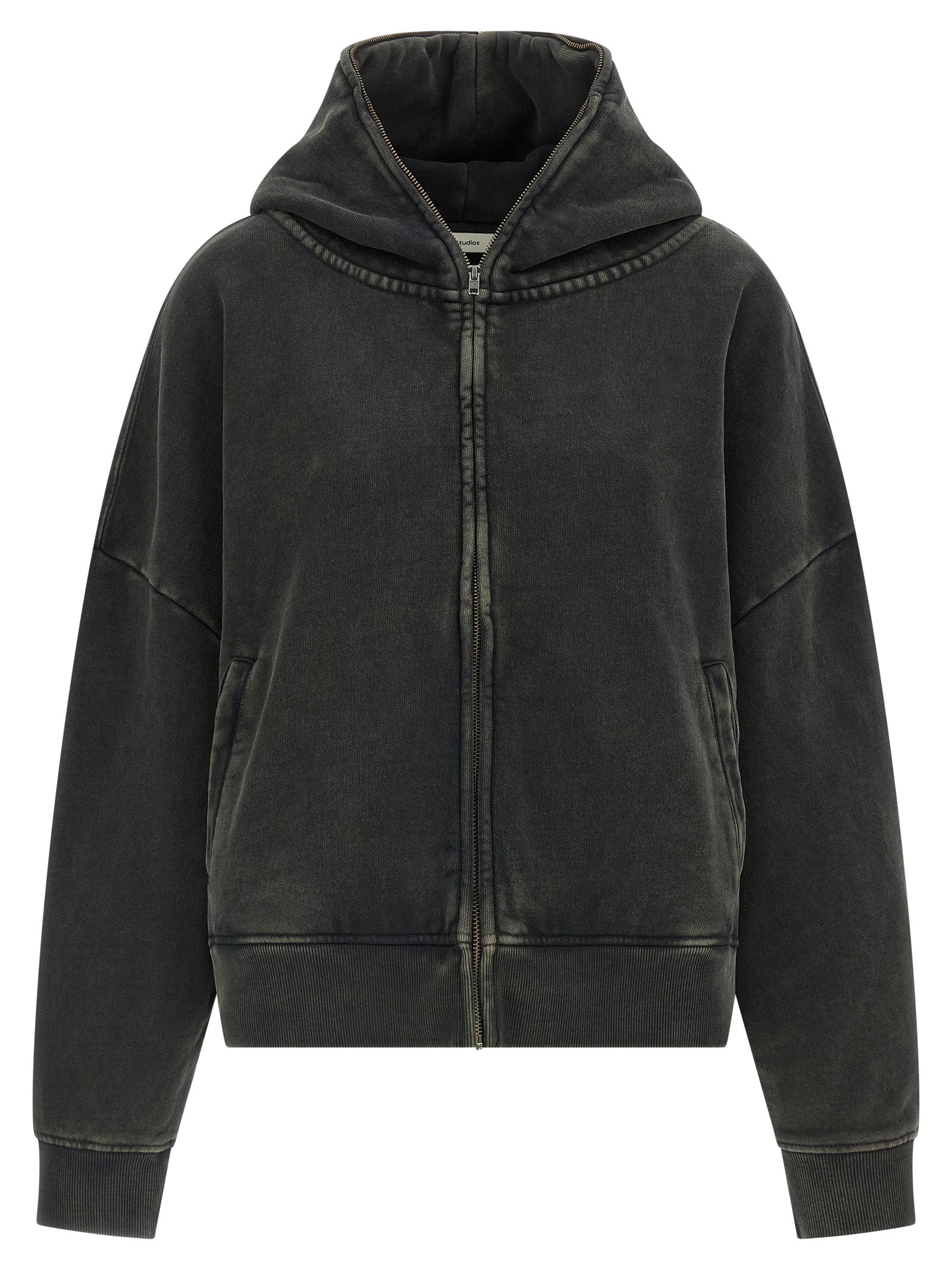 Entire Studios Grauer Baumwoll-Hoodie