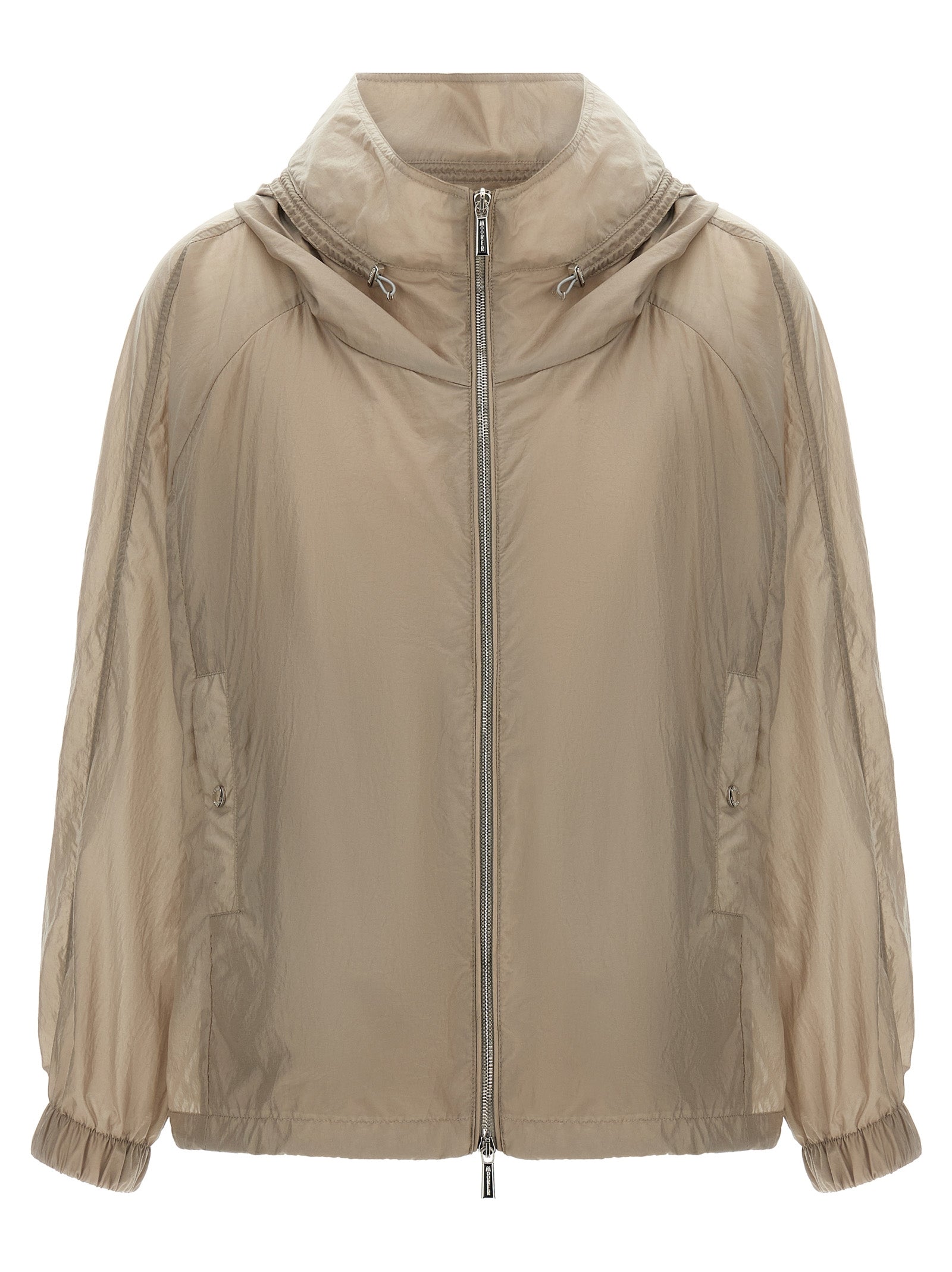 MooRER Beige Polyester Shell Jacke