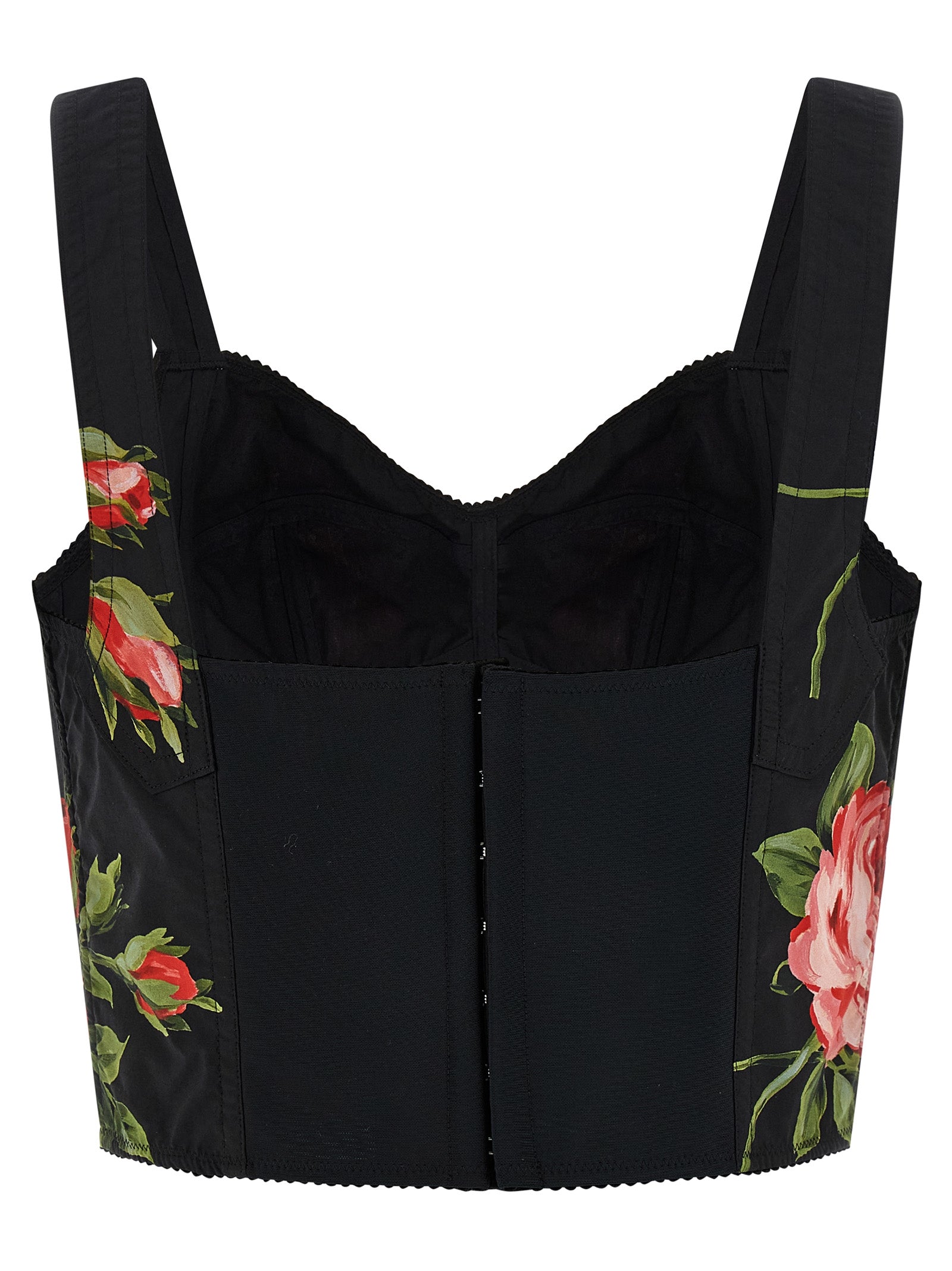 Dolce & Gabbana Schwarze Baumwoll-Tanktops