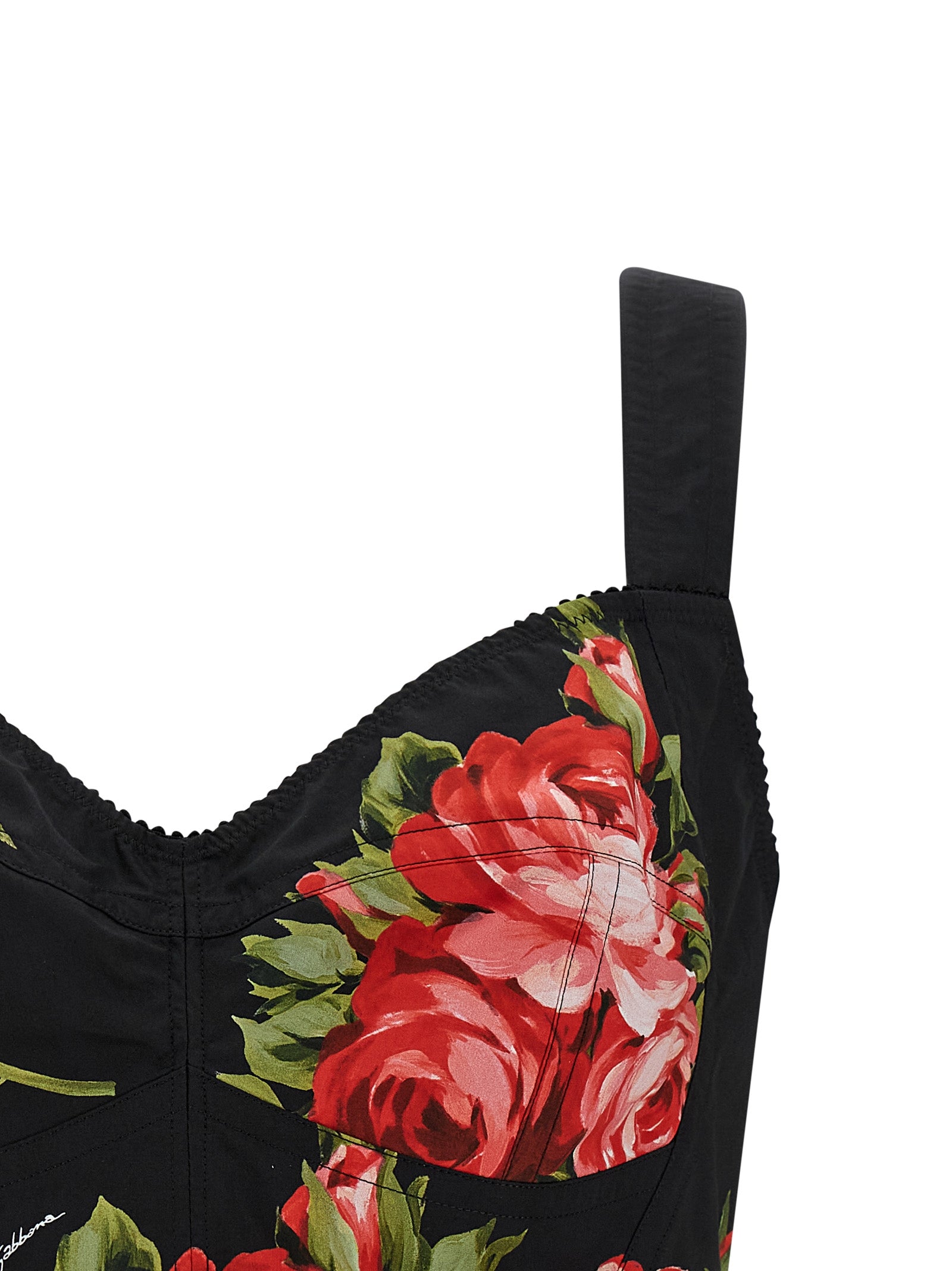 Dolce & Gabbana Schwarze Baumwoll-Tanktops