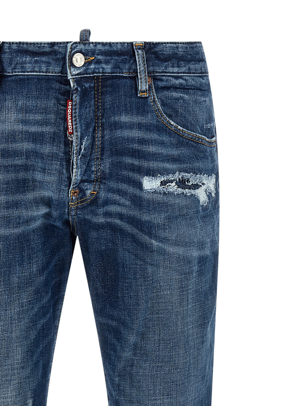 Dsquared² Blaue Baumwolljeans Denim