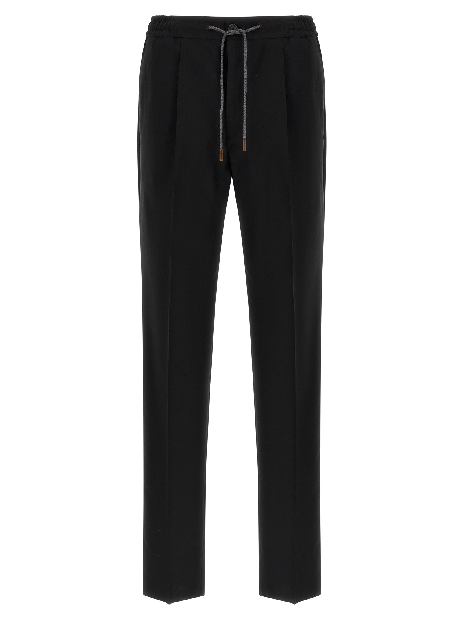 Incotex Schwarze Hose aus reiner Schurwolle