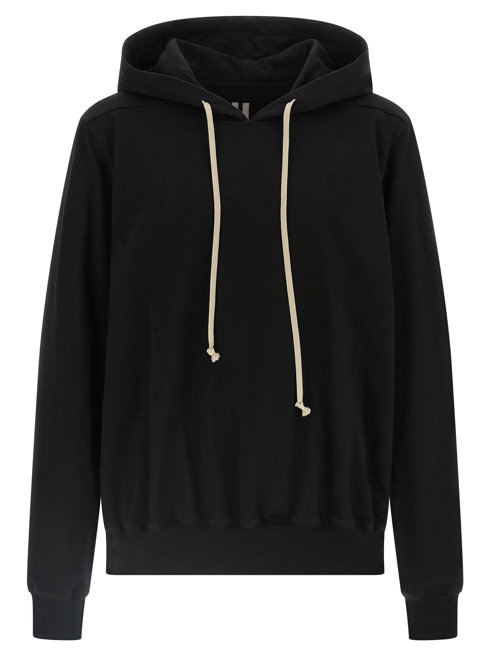 Rick Owens Schwarzer Baumwoll-Sweatshirt