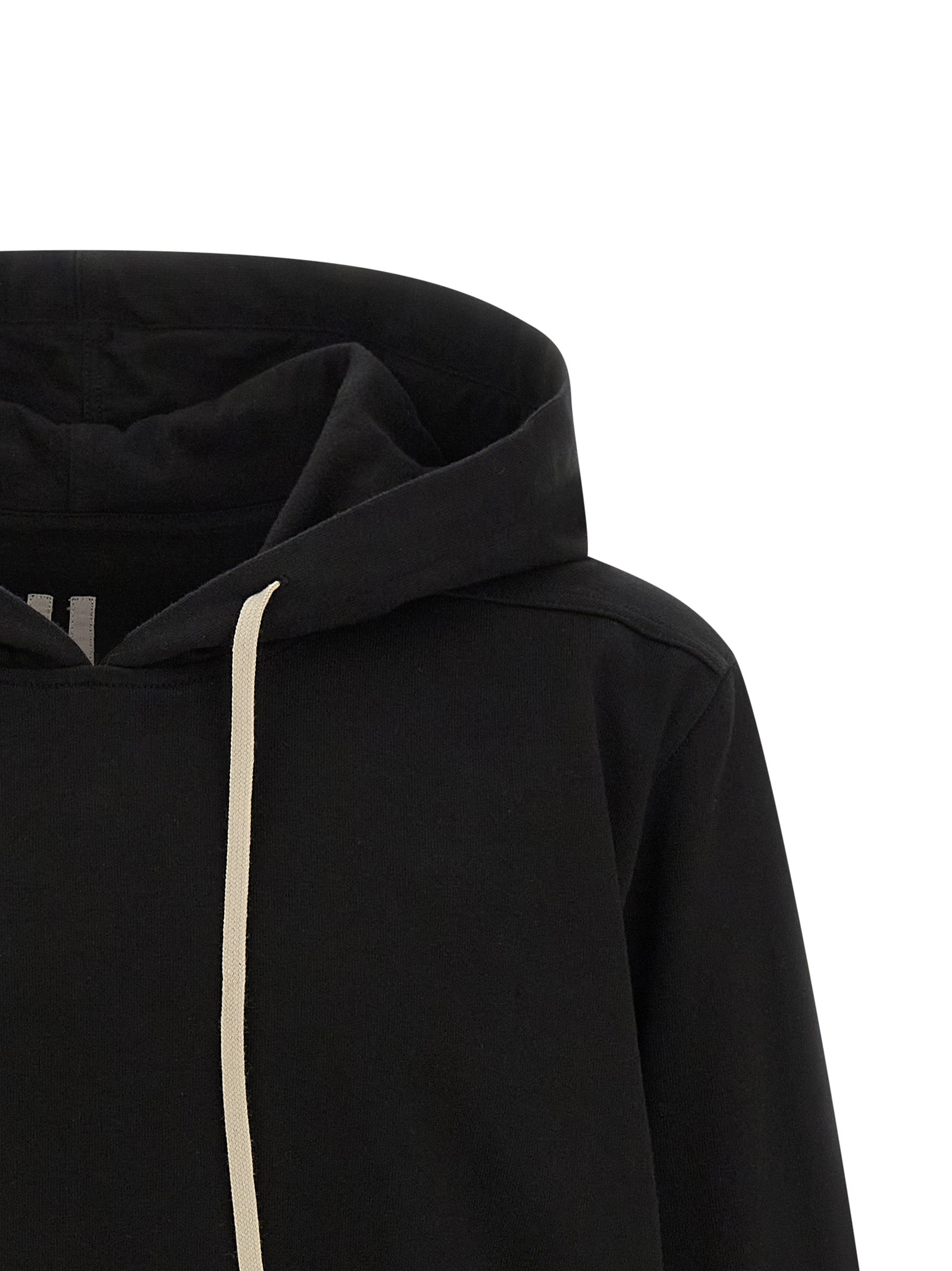 Rick Owens Schwarzer Baumwoll-Sweatshirt