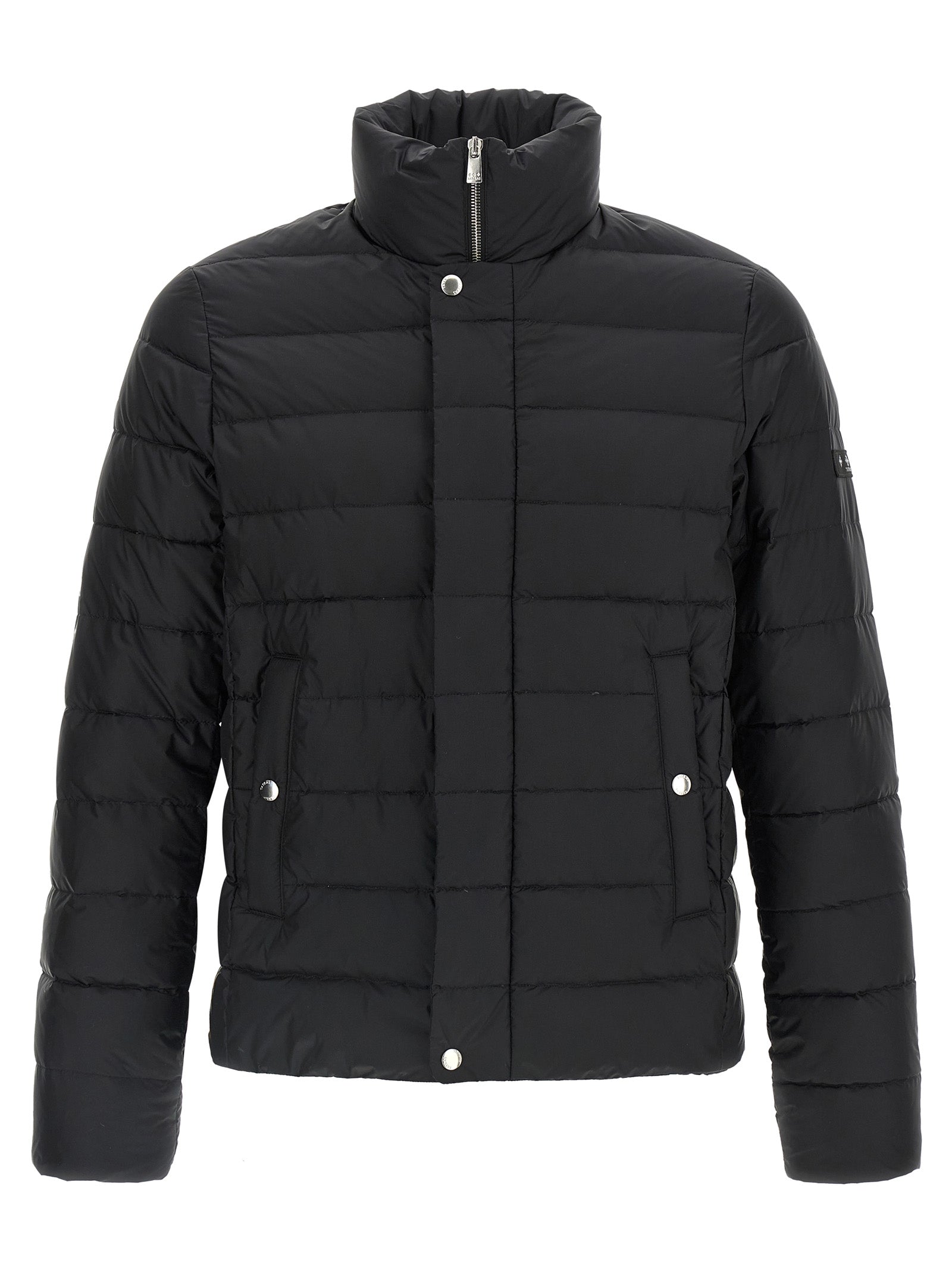 Tatras Schwarze Nylonjacke und Mantel