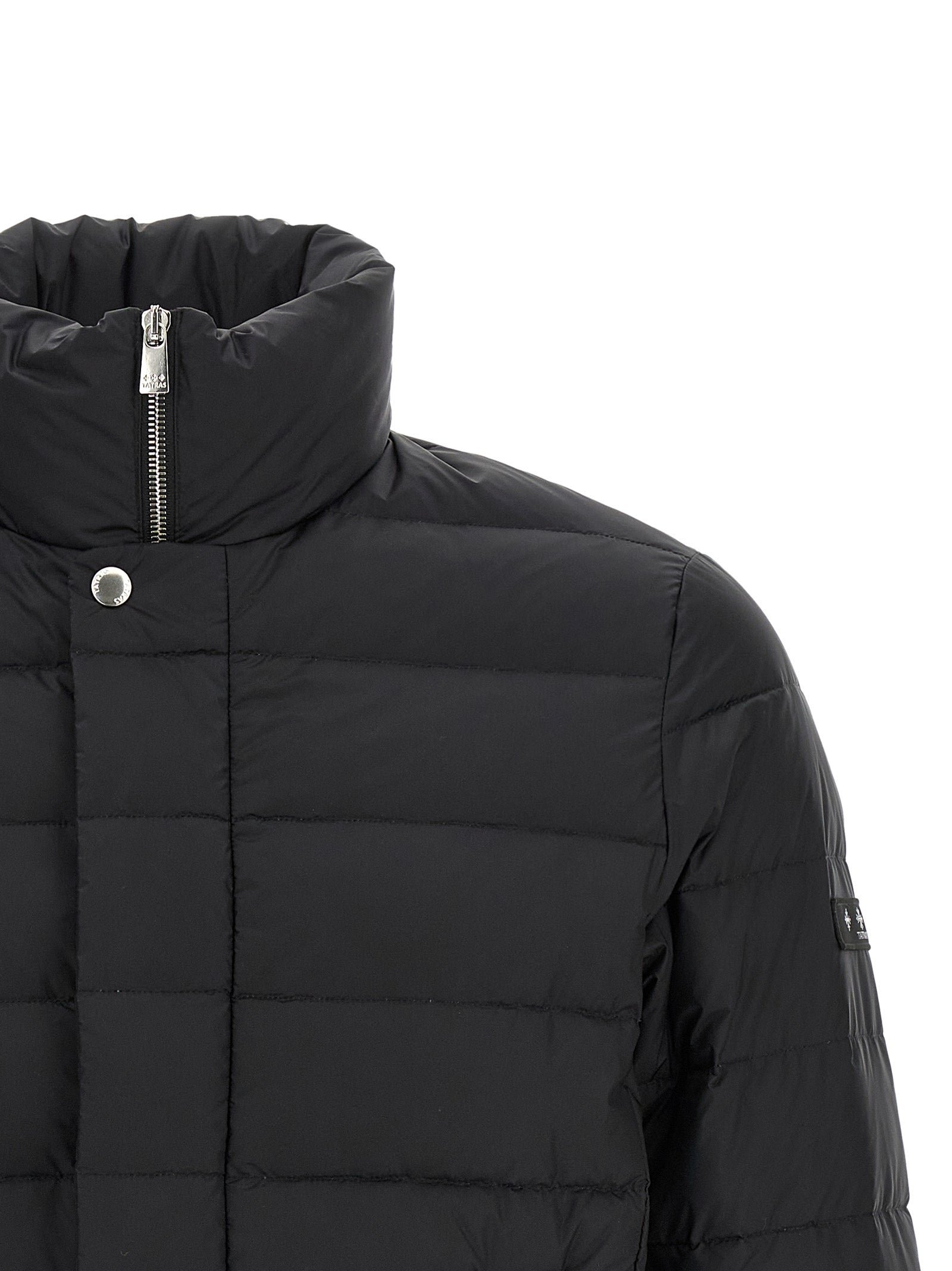 Tatras Schwarze Nylonjacke und Mantel