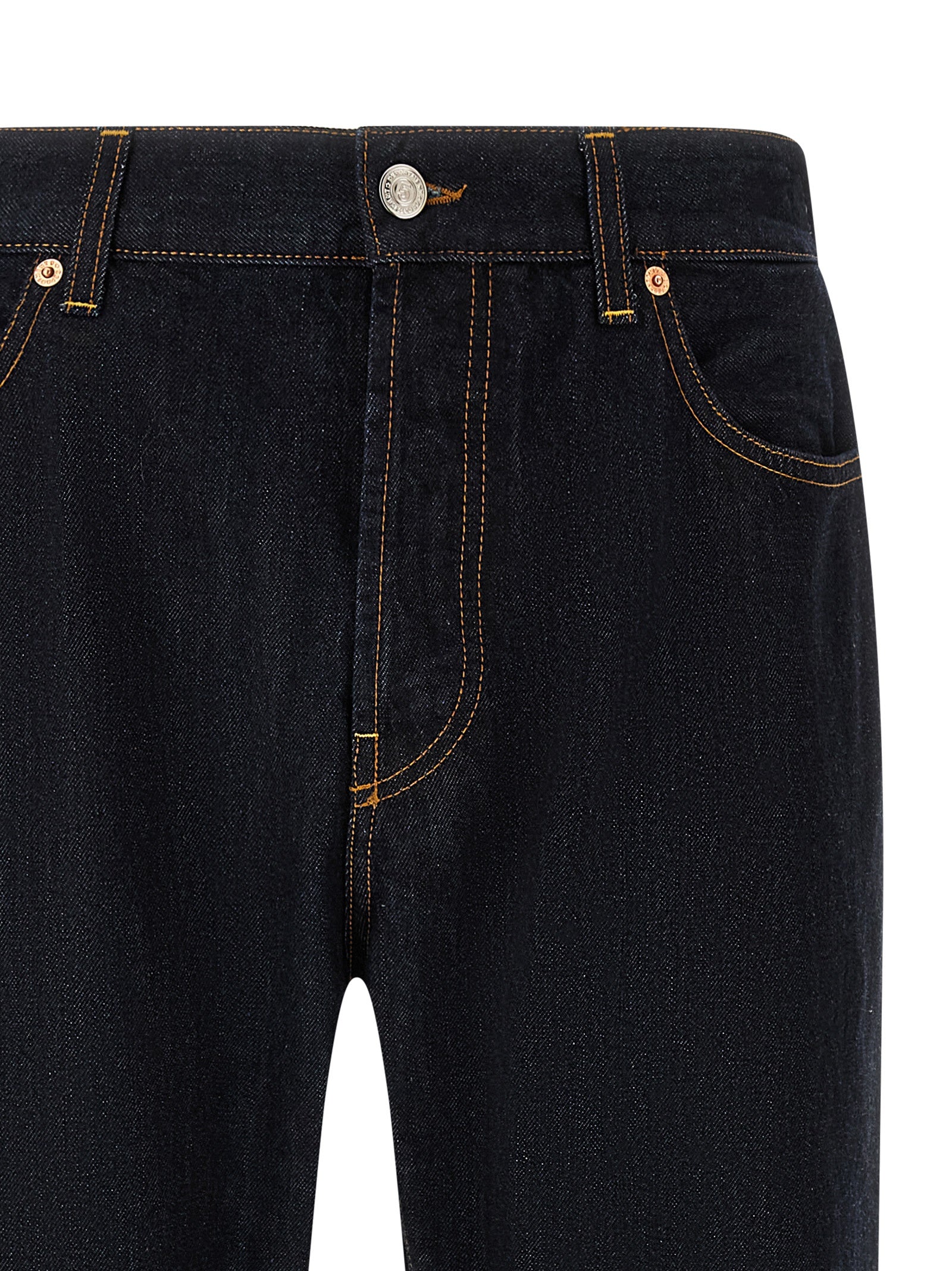 Department 5 Blaue Jeans aus Baumwolle im geraden Schnitt