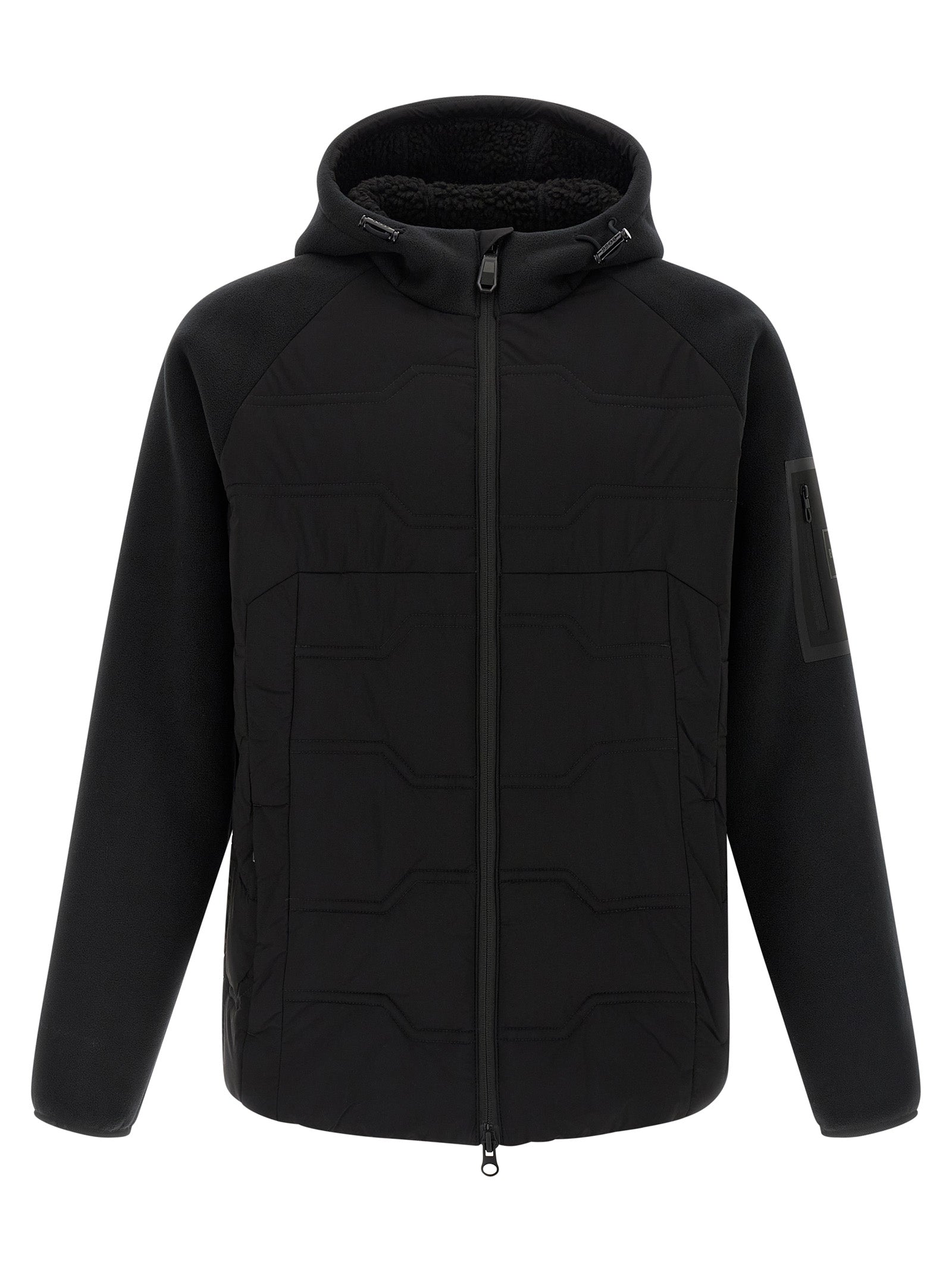 Hugo Boss Schwarze Shell-Jacke aus Polyester