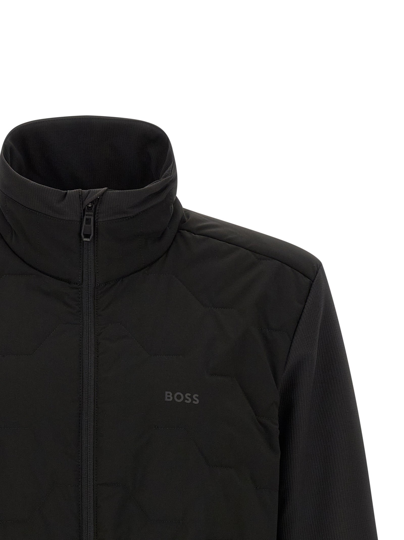 Hugo Boss Schwarze Polyamid-Shell-Jacke