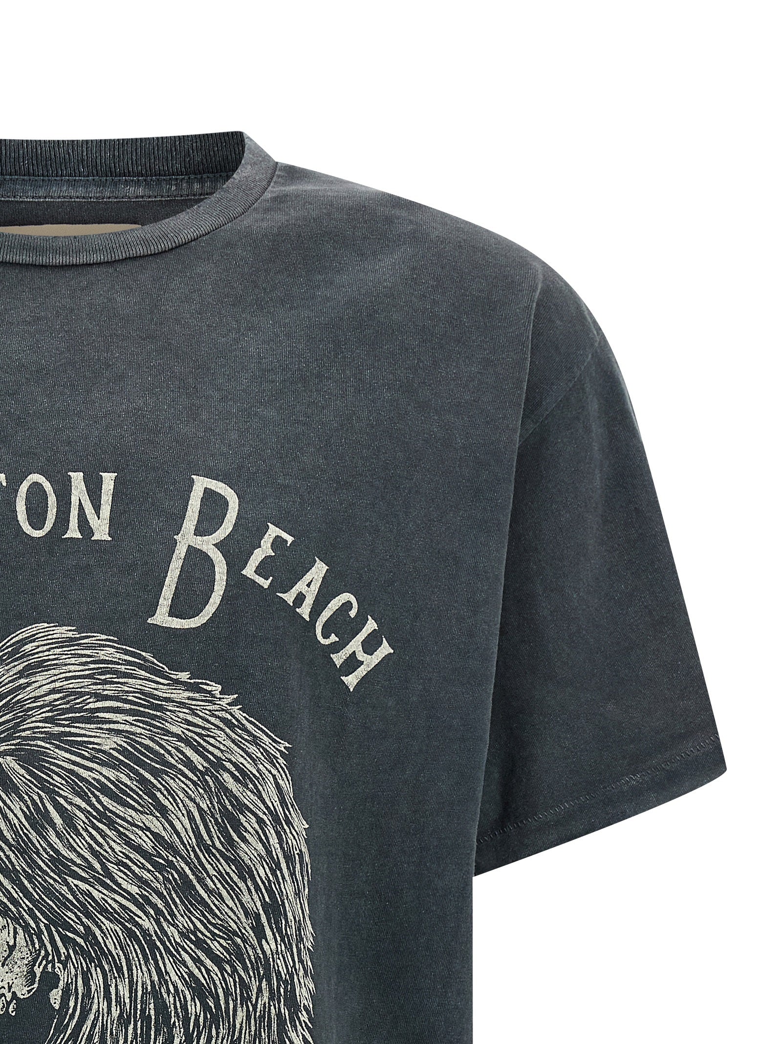 GALLERY DEPT. Schwarzes Baumwoll-T-Shirt
