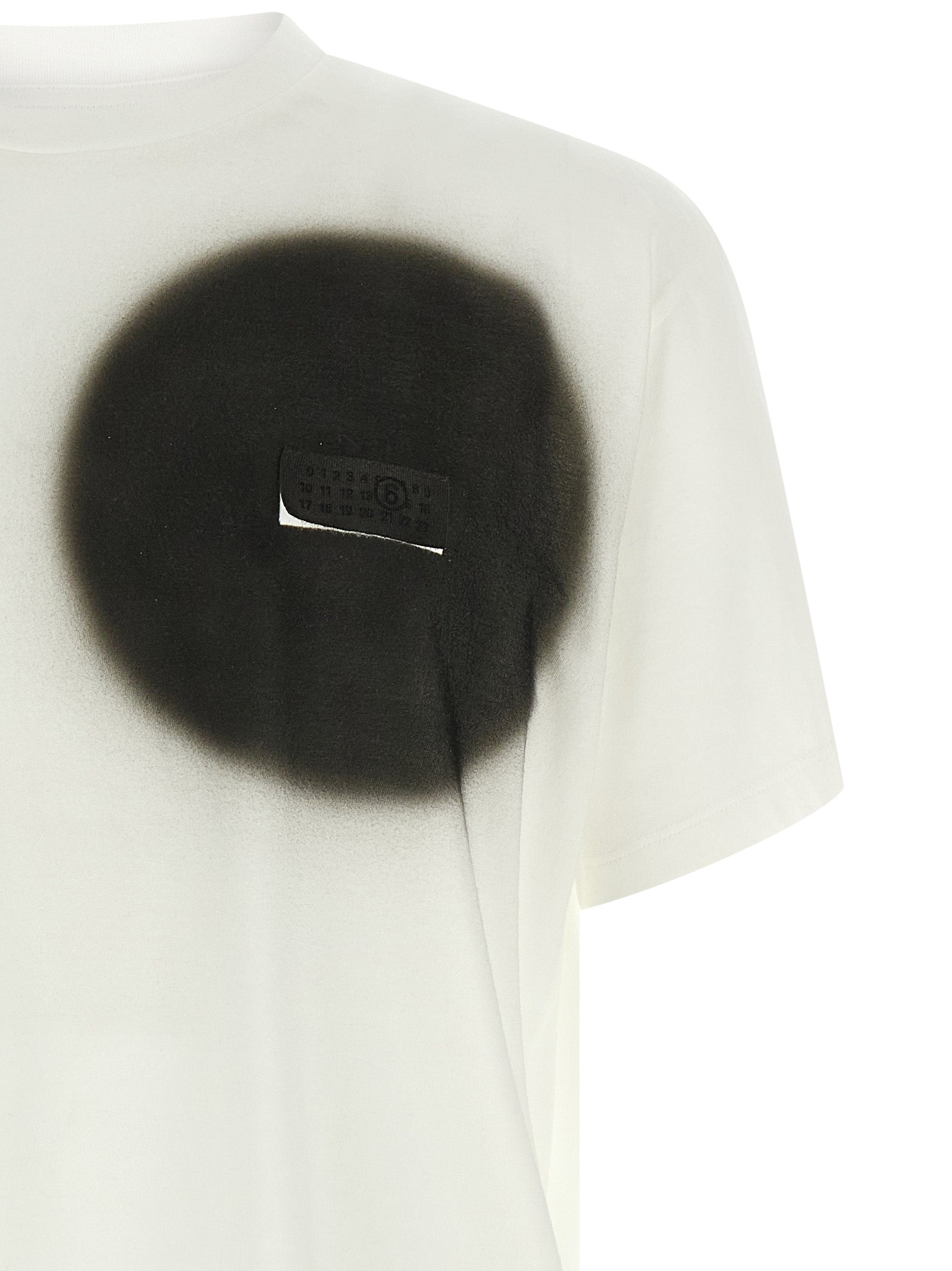 MM6 Maison Margiela Weißes Baumwoll-T-Shirt