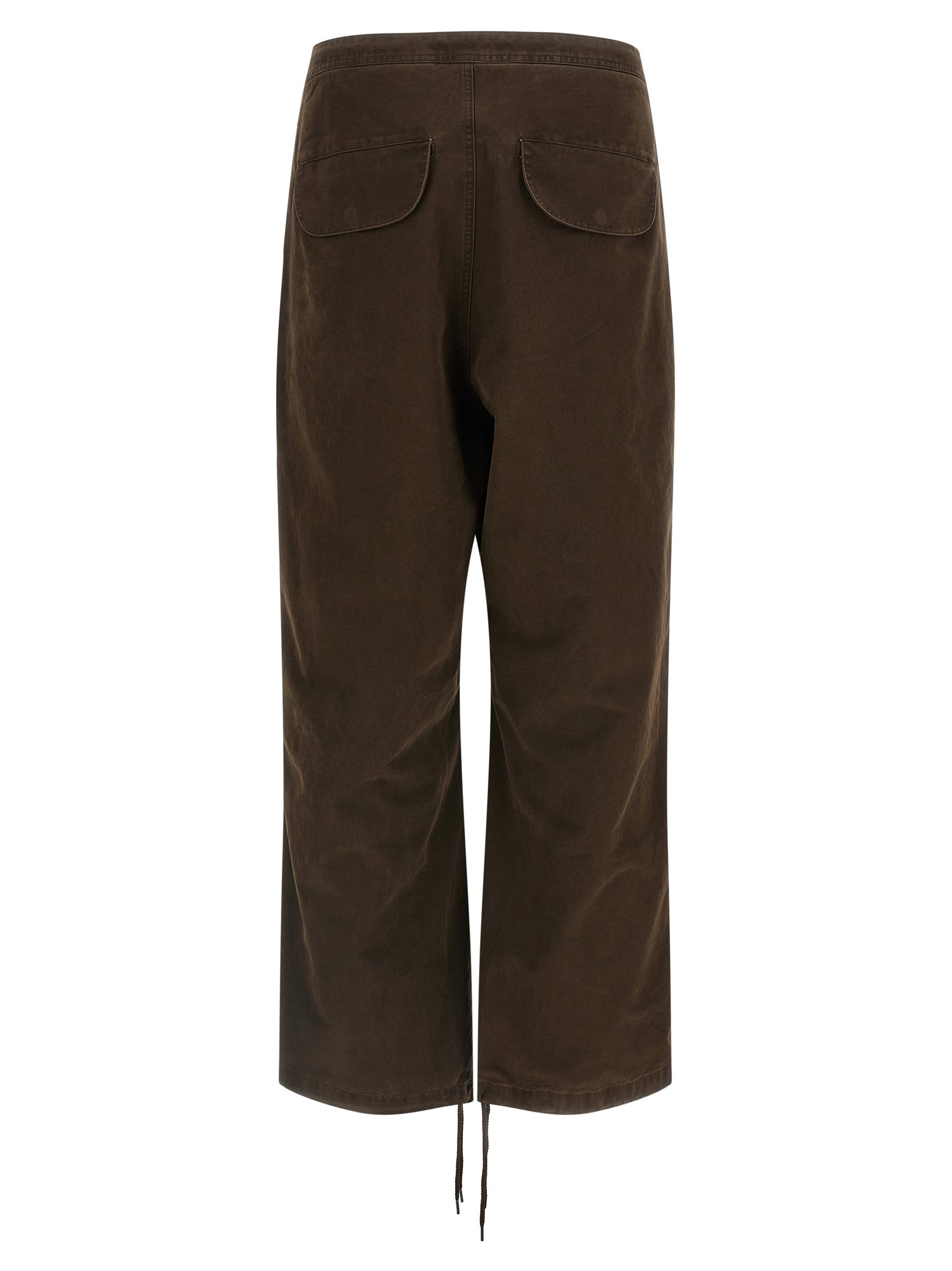 Entire Studios Braune Cargohose aus Baumwolle