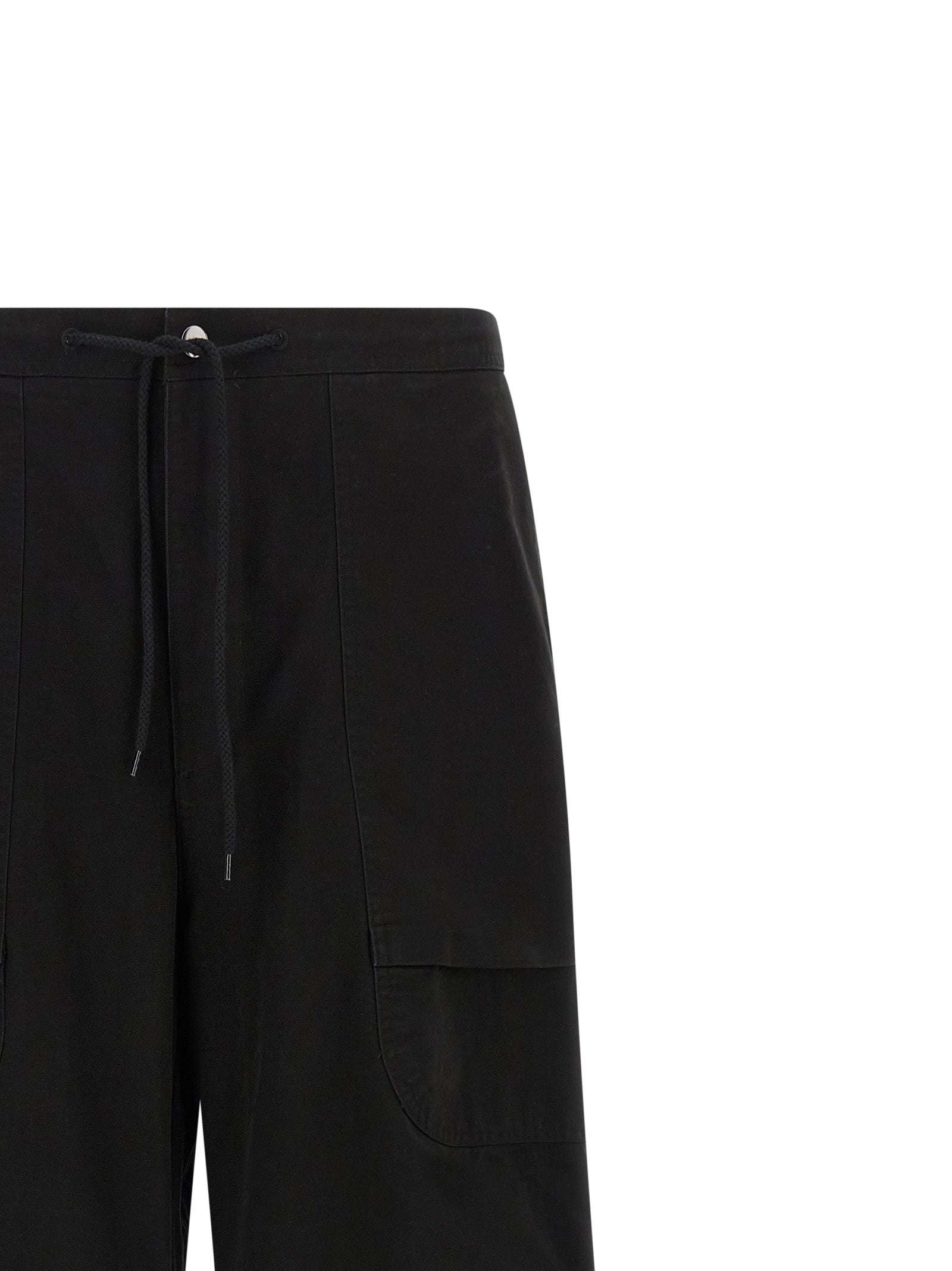 Entire Studios Schwarze Cargo-Hose aus Baumwolle