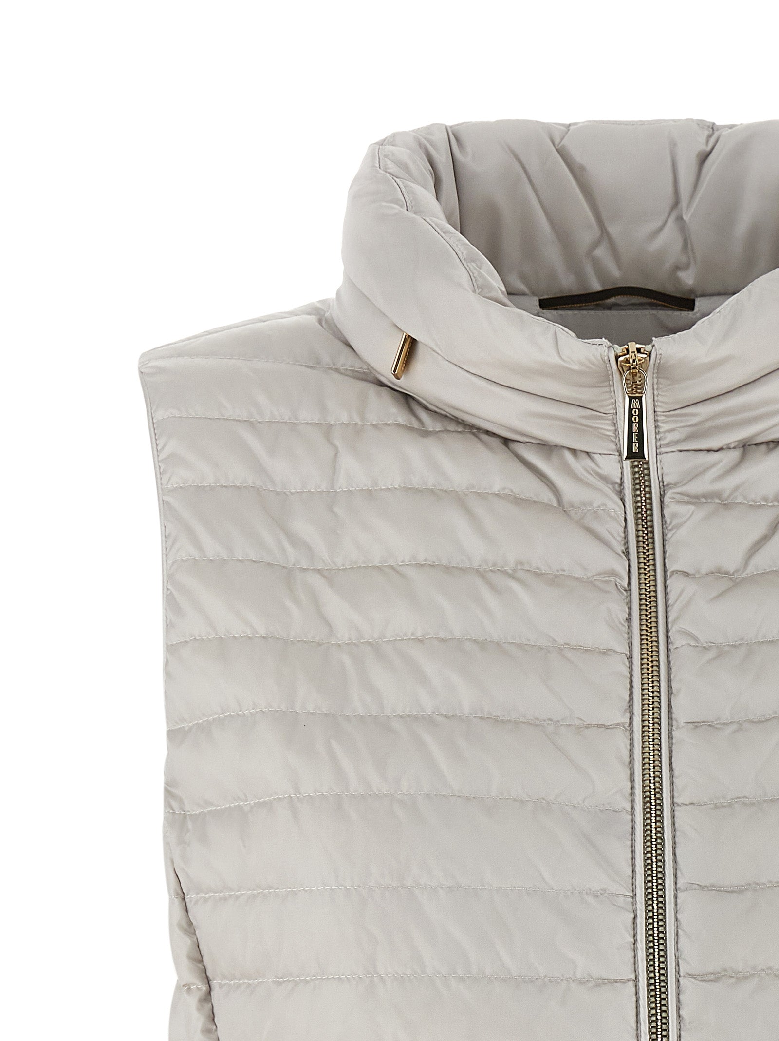 MooRER Beige Polyester Ärmellose Jacke