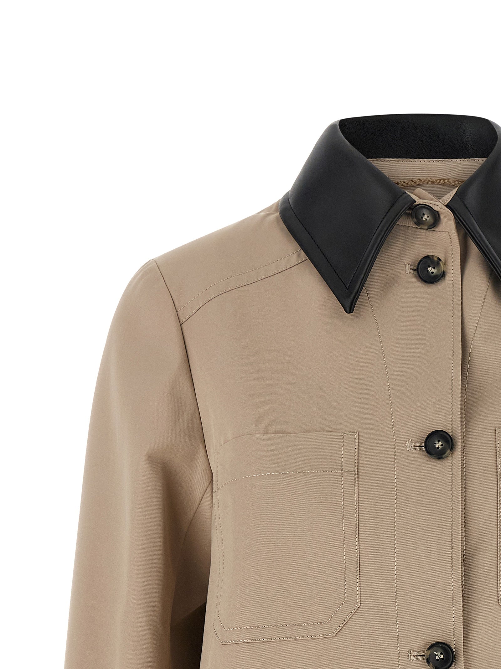 Sportmax Beiger Wollmantel
