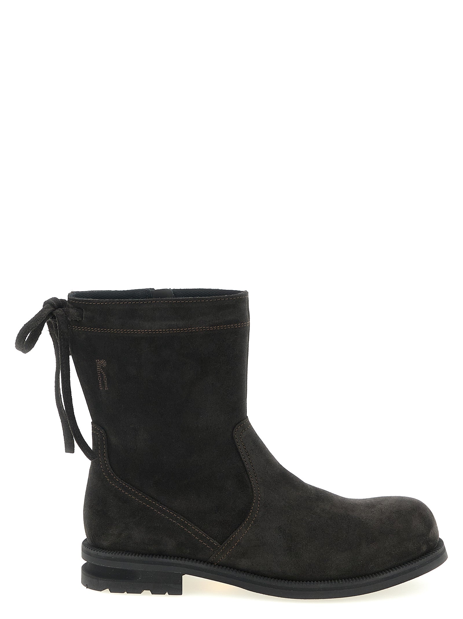 Kiko Kostadinov Ankle Boots aus braunem Kalbsleder