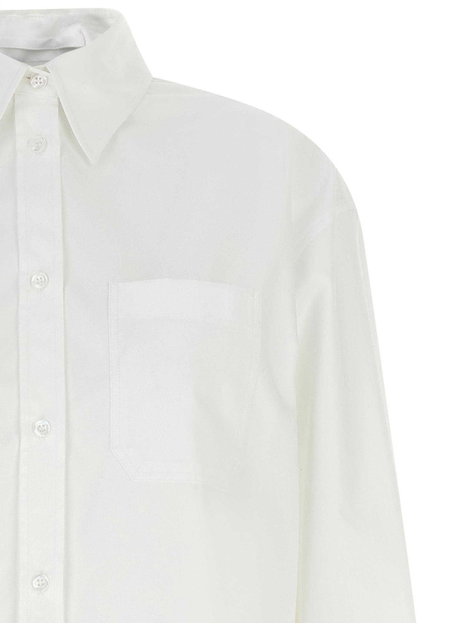 Sportmax Weiße Baumwollbluse