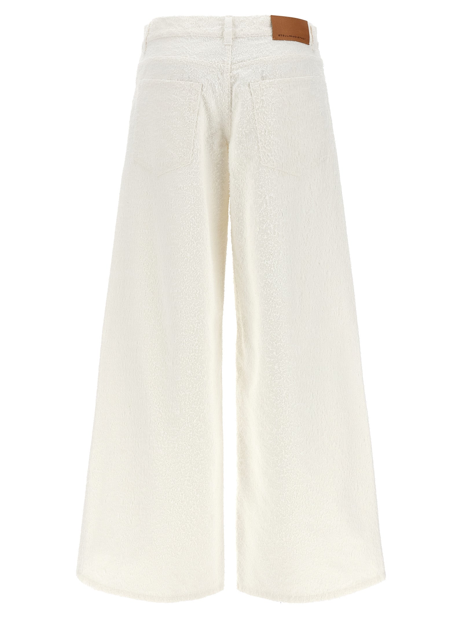Stella McCartney Weiße Baumwoll-Jeans Denim