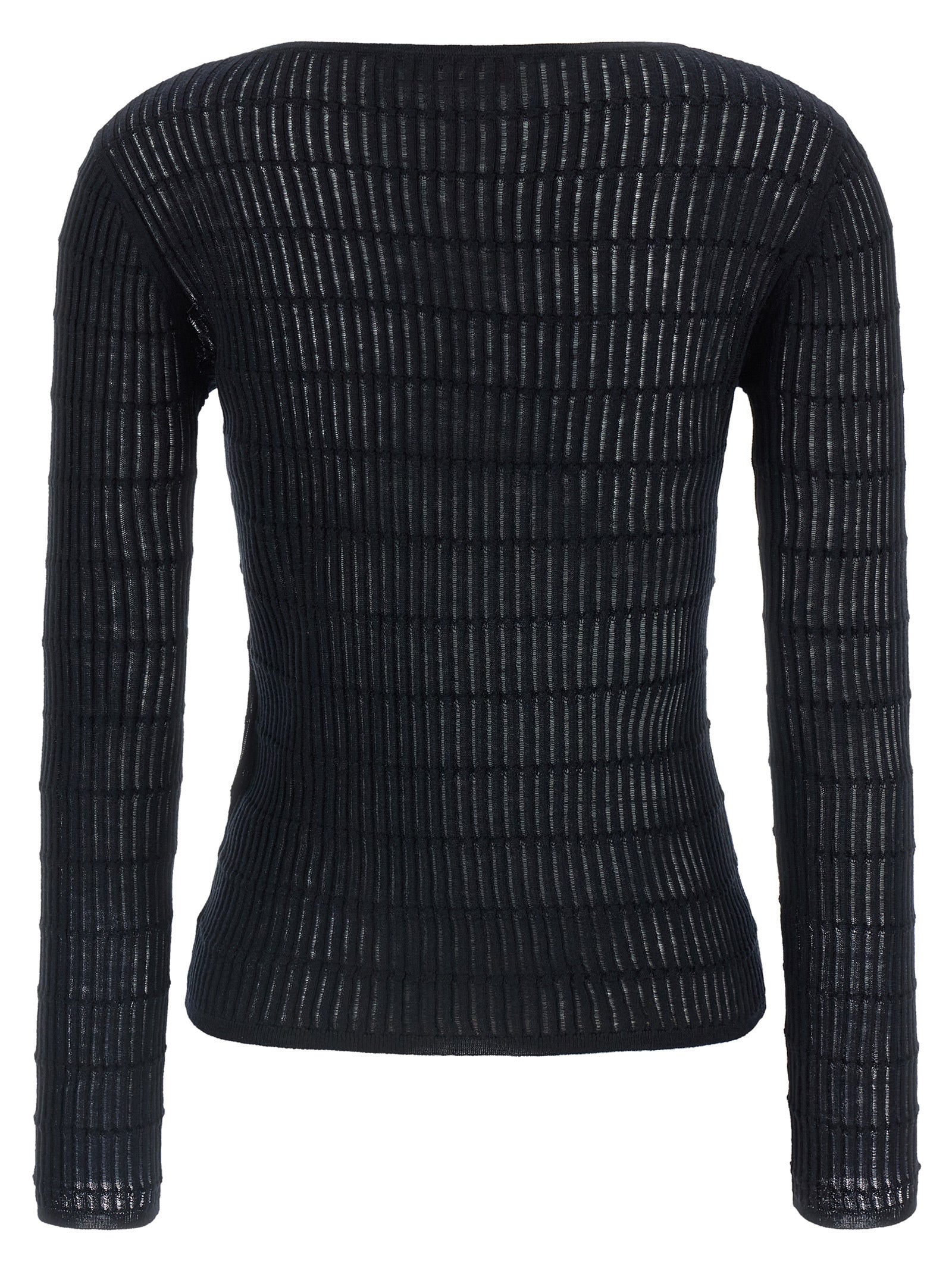Max Mara Blauer Seiden-Cardigan