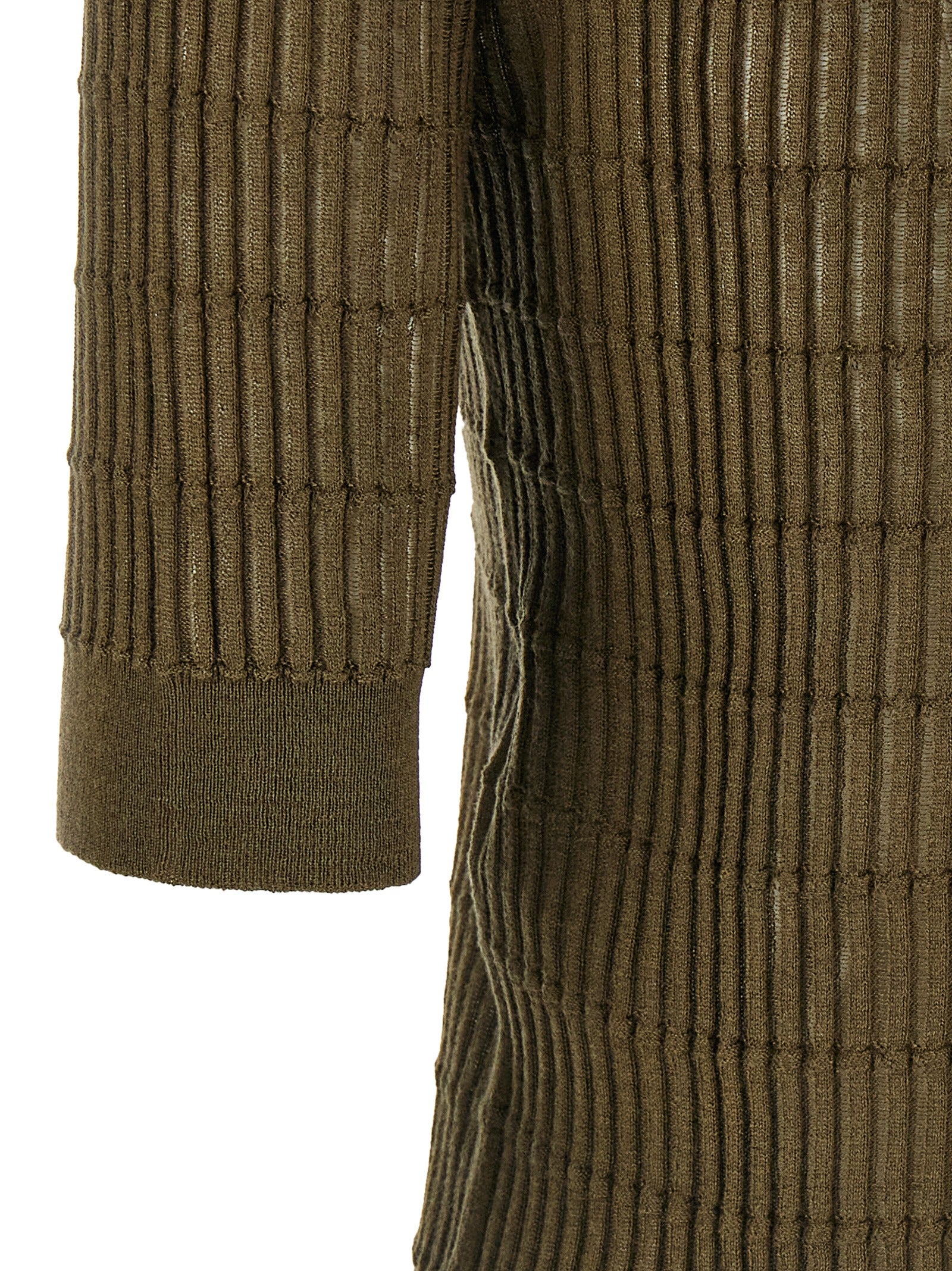 Max Mara Zweifarbige Seiden-Poloshirt