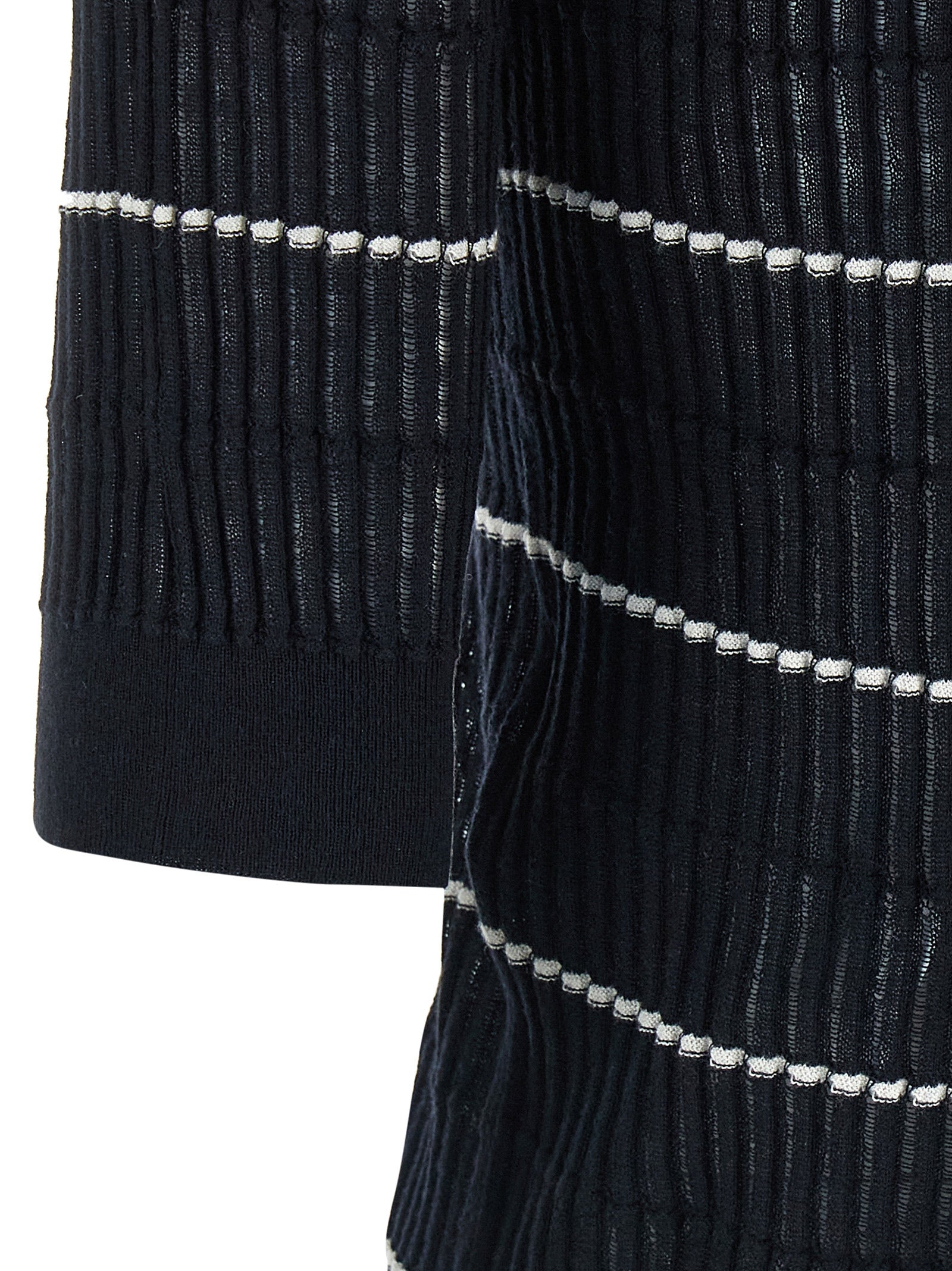 Max Mara Blaues Poloshirt aus Seide