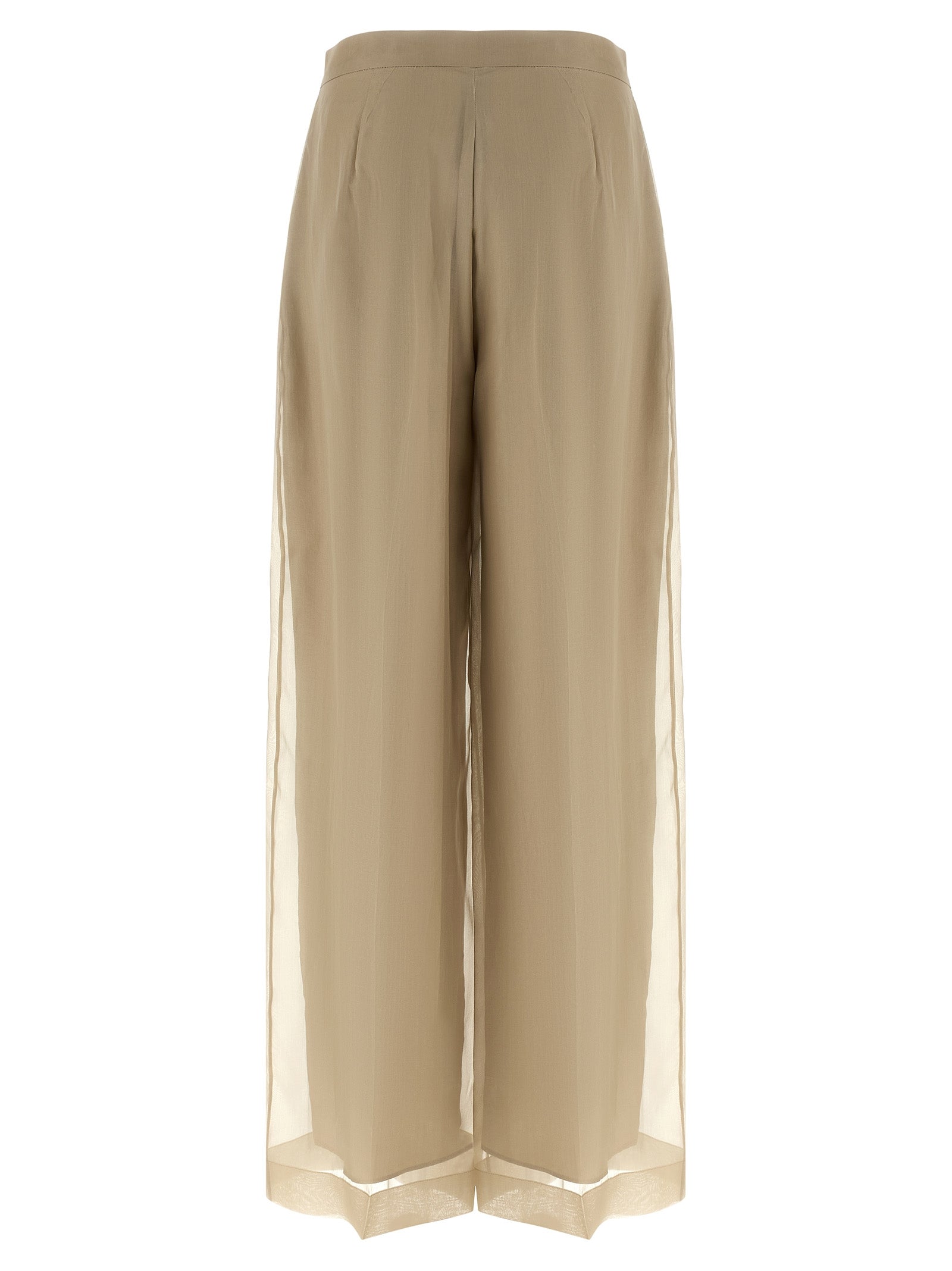 Max Mara Beige Seidenhose