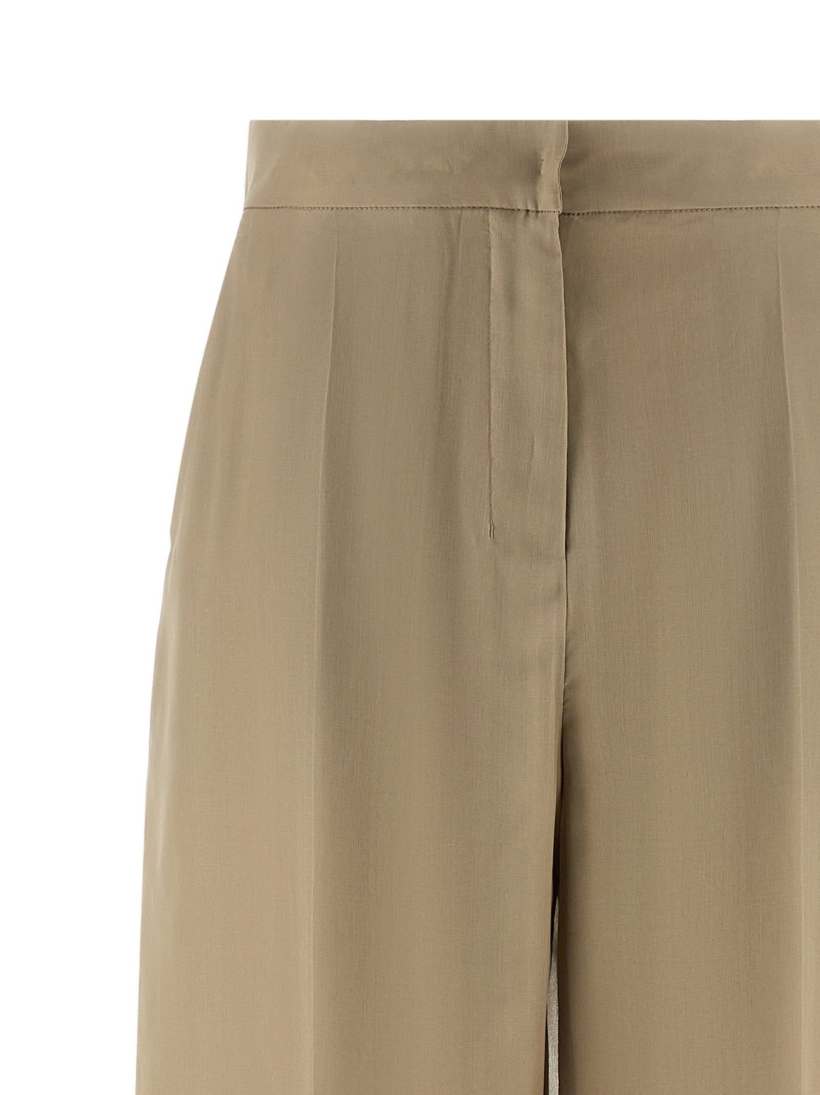 Max Mara Beige Seidenhose