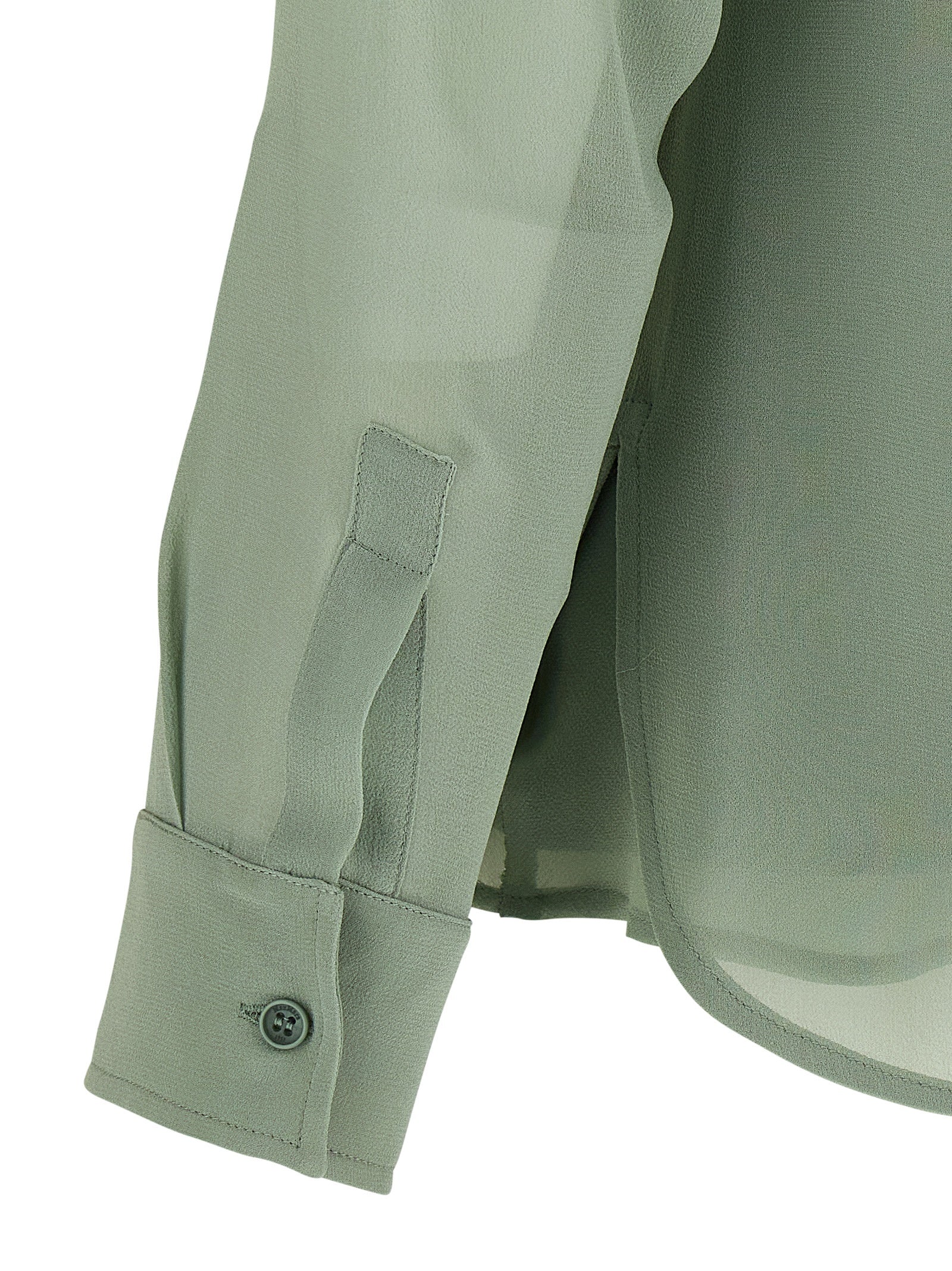 Max Mara Zweifarbige Seidenbluse