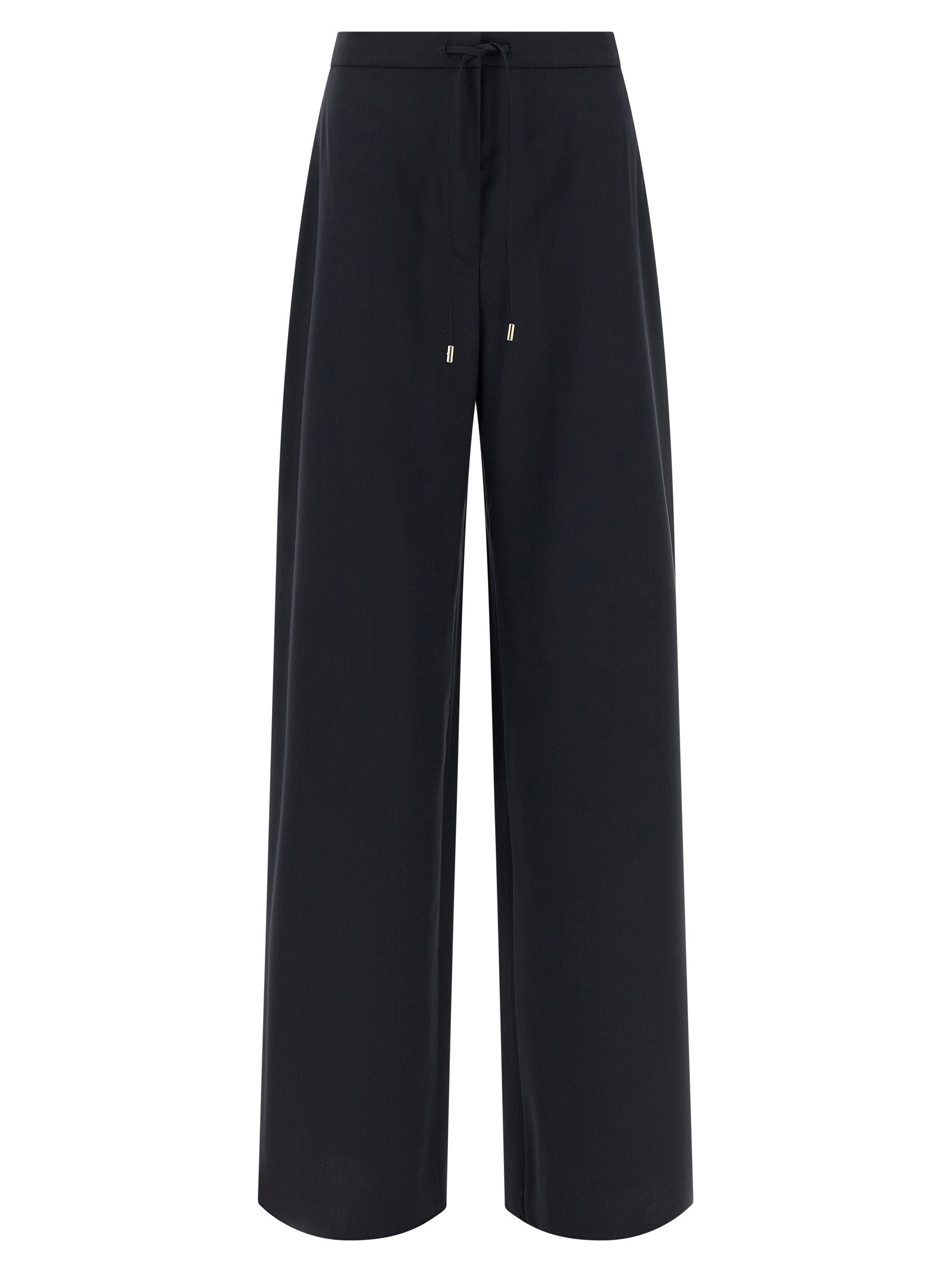 Max Mara Blaue Hose aus reiner Schurwolle