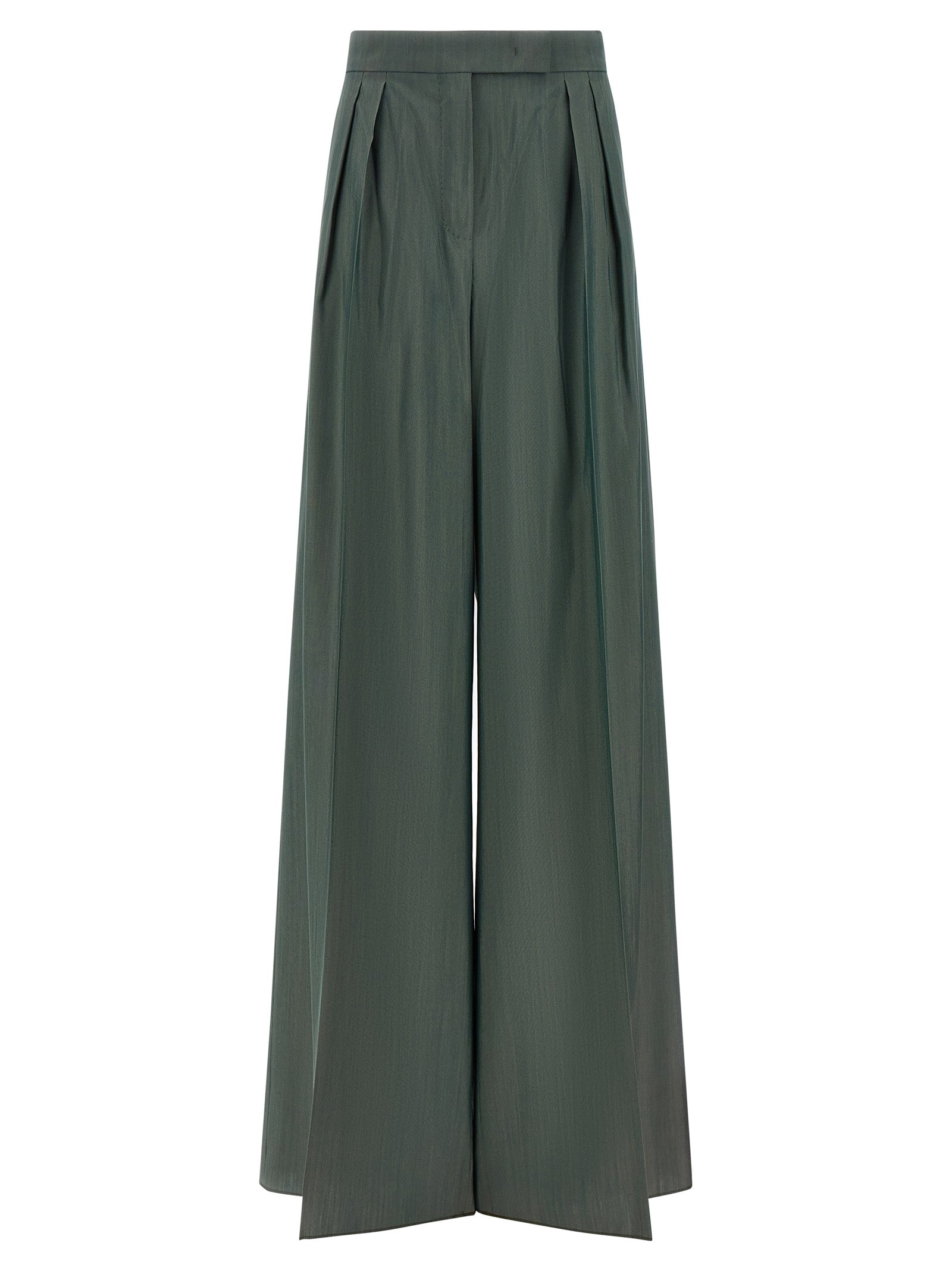 Max Mara Zweifarbige Hose aus reiner Schurwolle